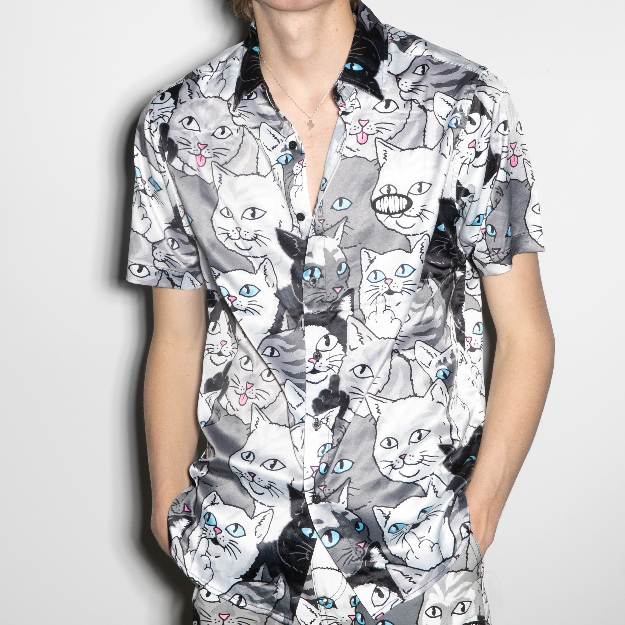 RIPNDIP Family Tree Button Up (Black)