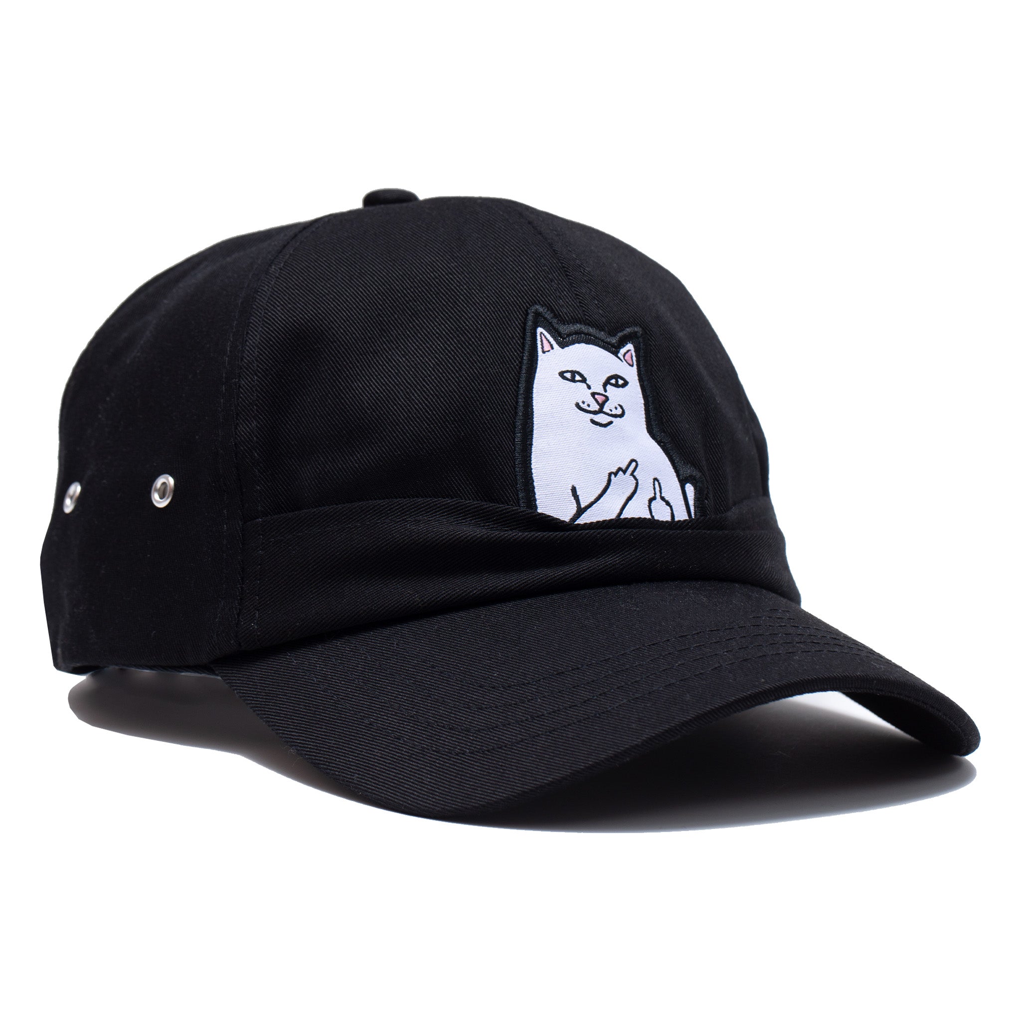 RIPNDIP Lord Nermal 6 Panel Pocket Hat (Black)