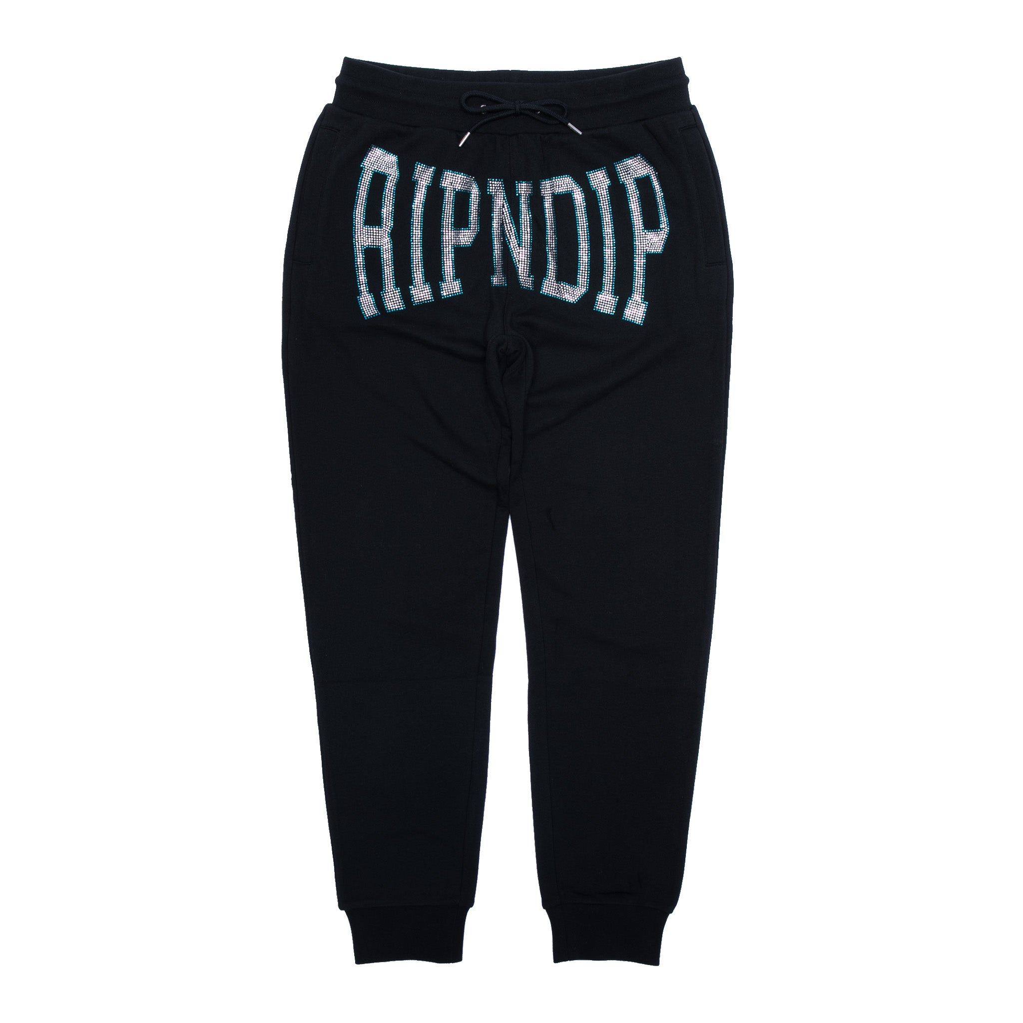 Teoretisk banner Politik Summer Revenge Rhinestone Sweatpants (Black) – RIPNDIP