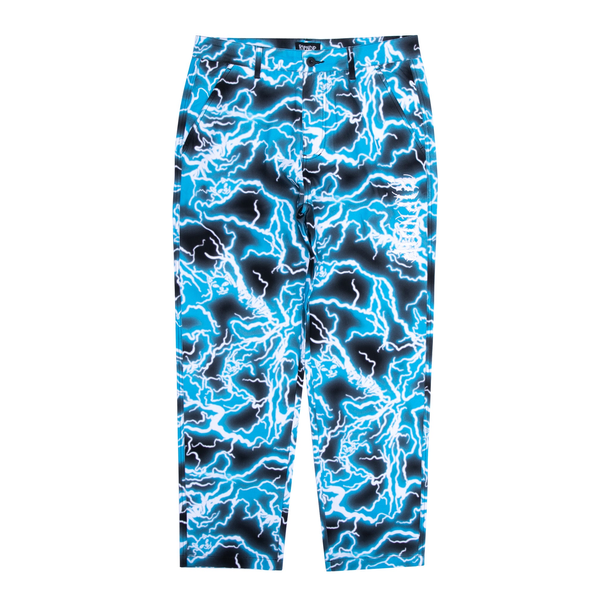 RIPNDIP Nikola Twill Pants (Black/Blue)