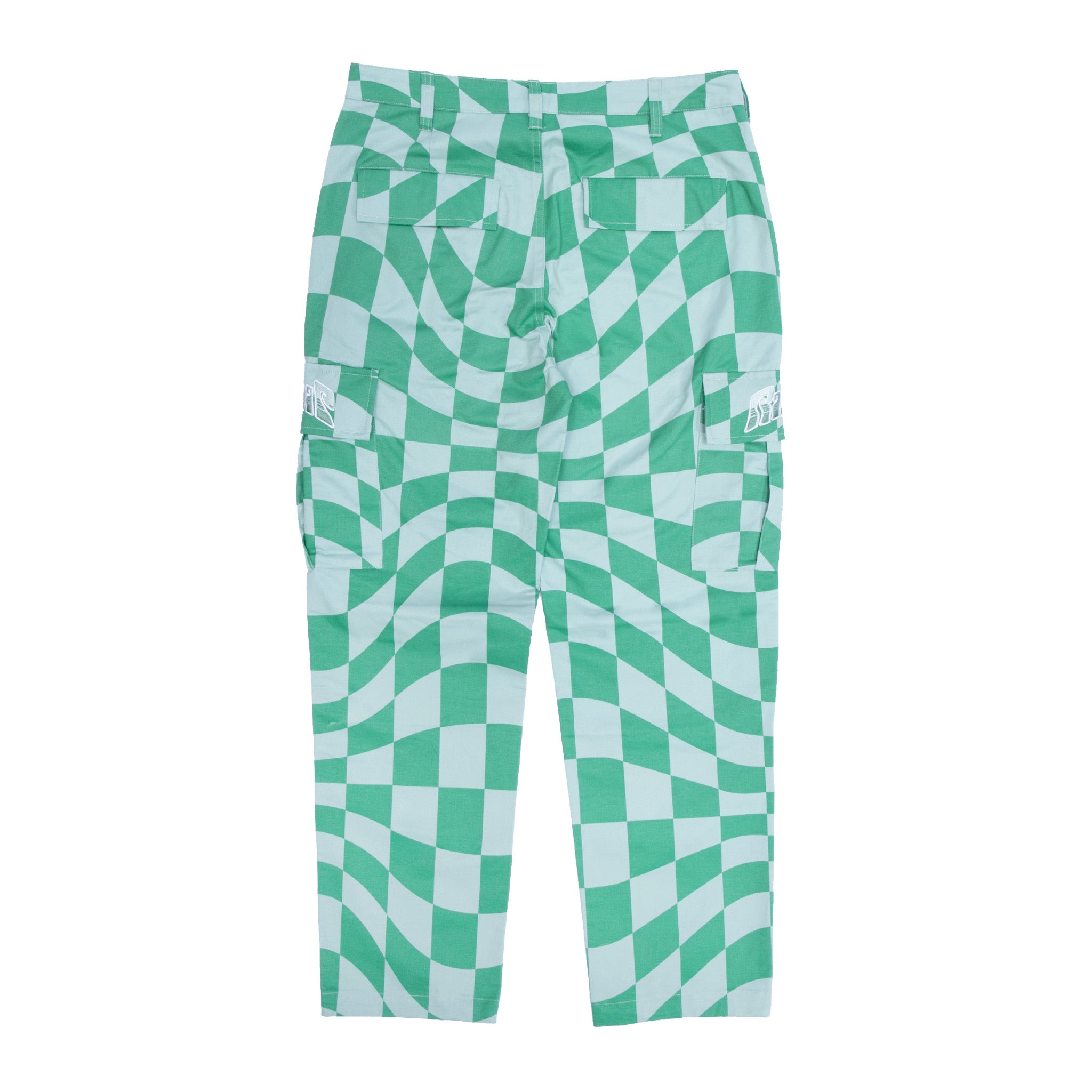 RIPNDIP Checked Cargo Pants (Olive/Pine)