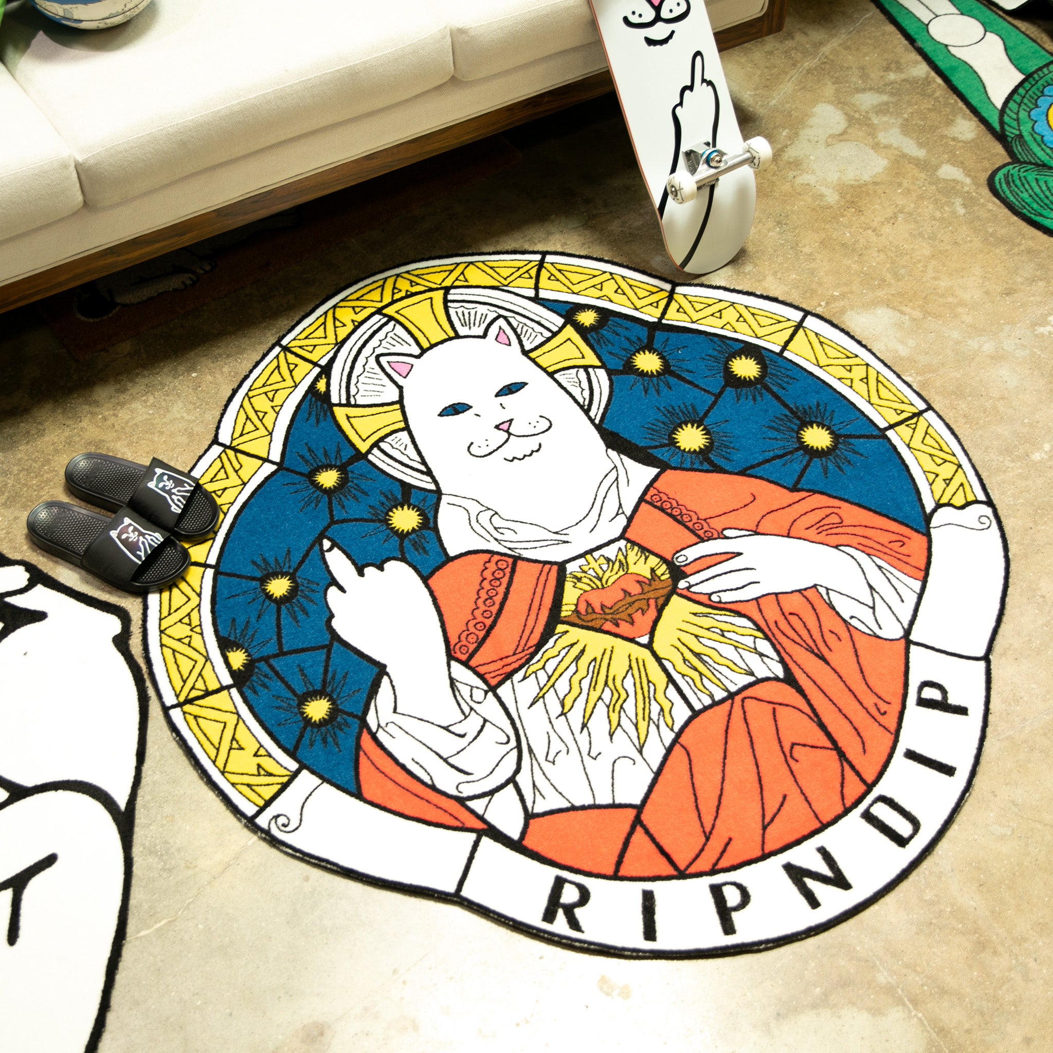 RIPNDIP Stained Glass Nermal Rug