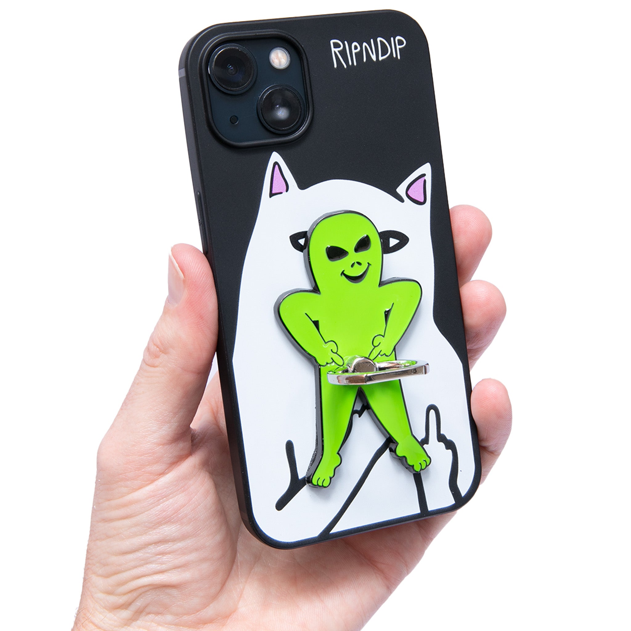 RIPNDIP Lord Alien Ring Phone Holder (Green)