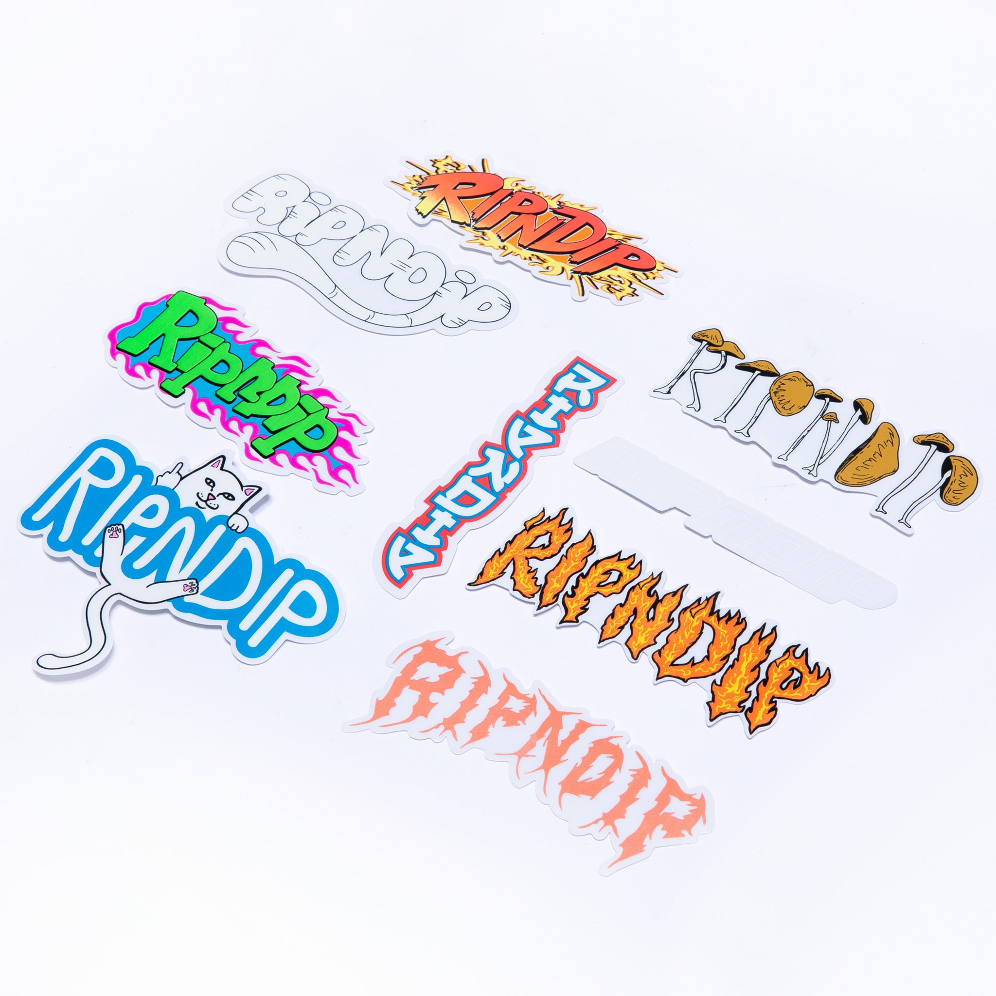 Labeltex RIPNDIP Logo Sticker Pack (Multi)
