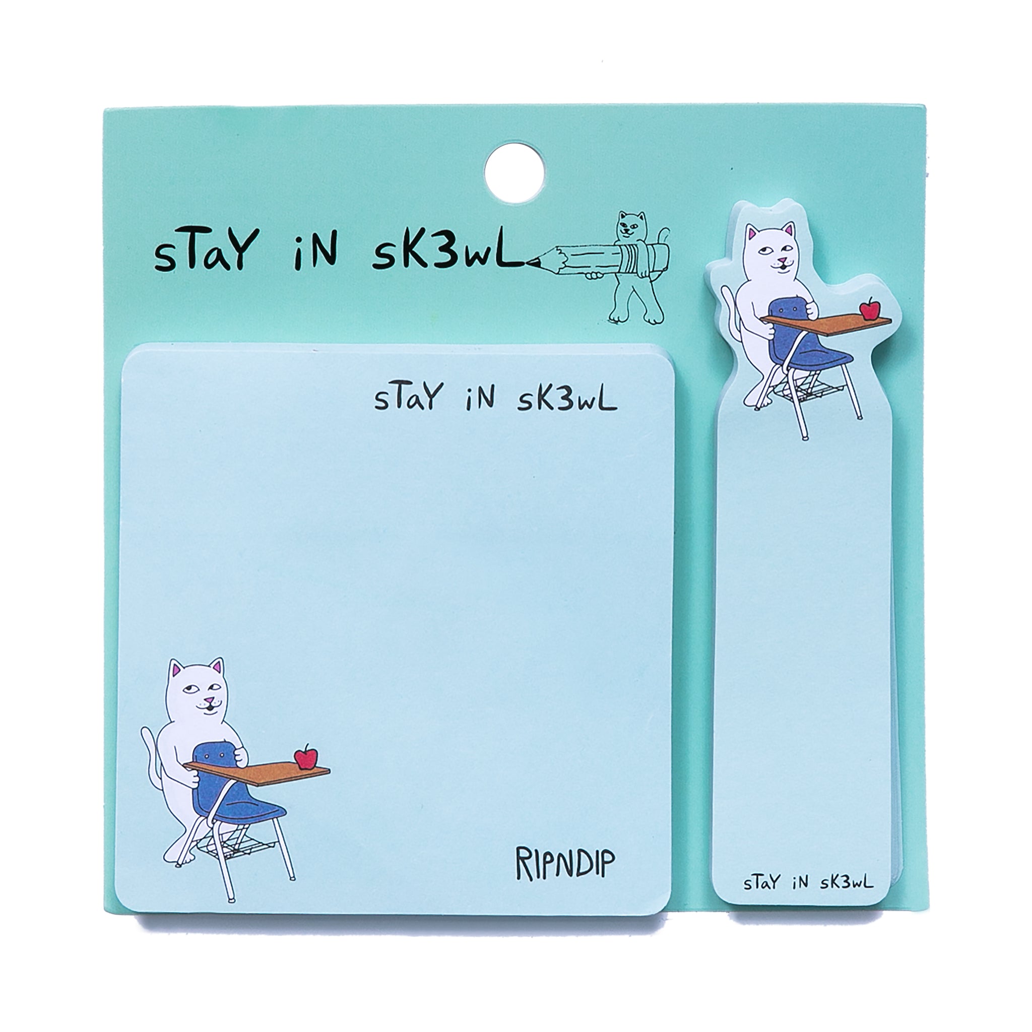 RIPNDIP Stay In Sk3wl Post It Note Pack (Multi)