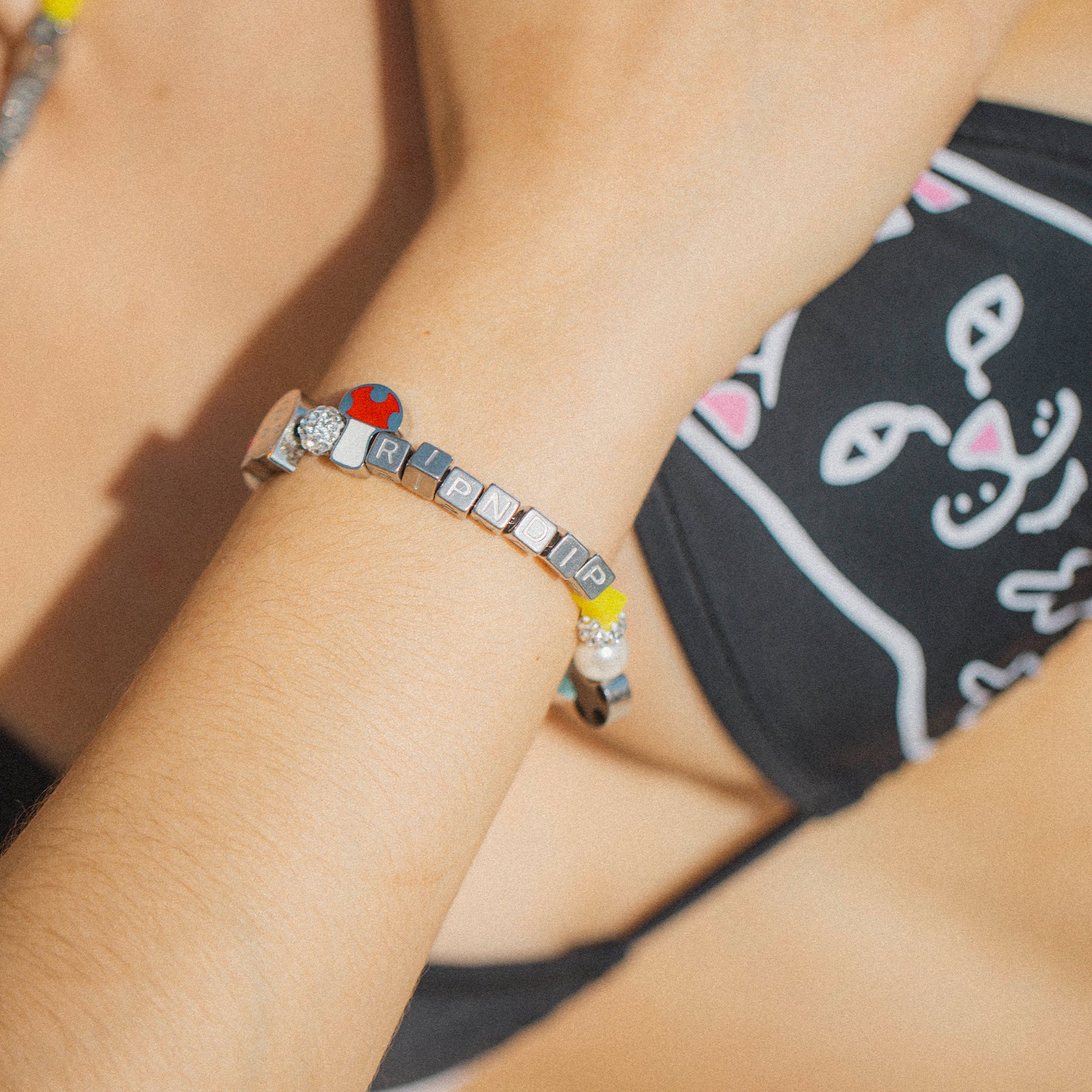 RIPNDIP Playdate Bracelet (Silver)