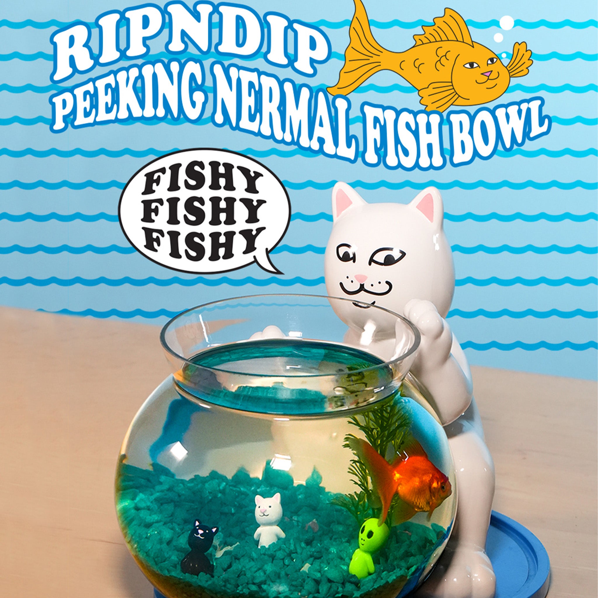 RIPNDIP Peeking Nermal Fish Bowl (White)