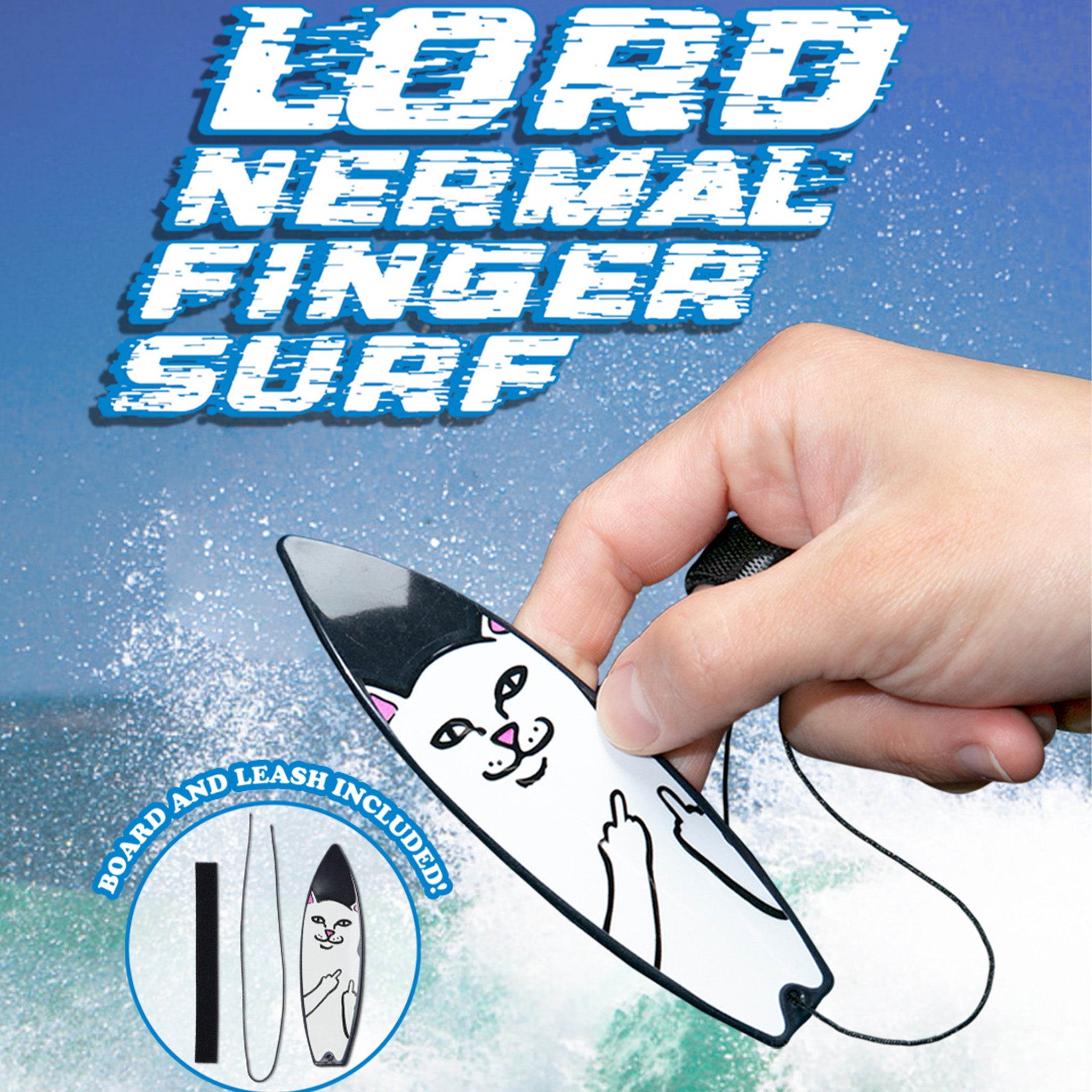 Lord Nermal Finger Surfboard (Black)