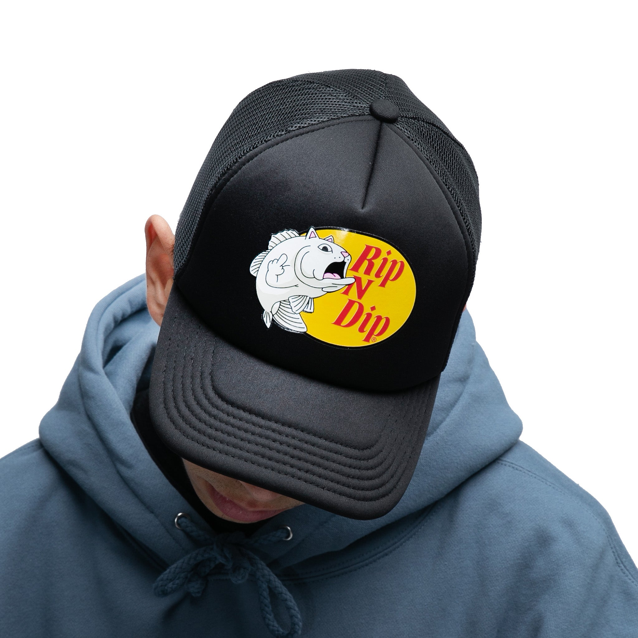 RipNDip Catfish Trucker Hat (Black)