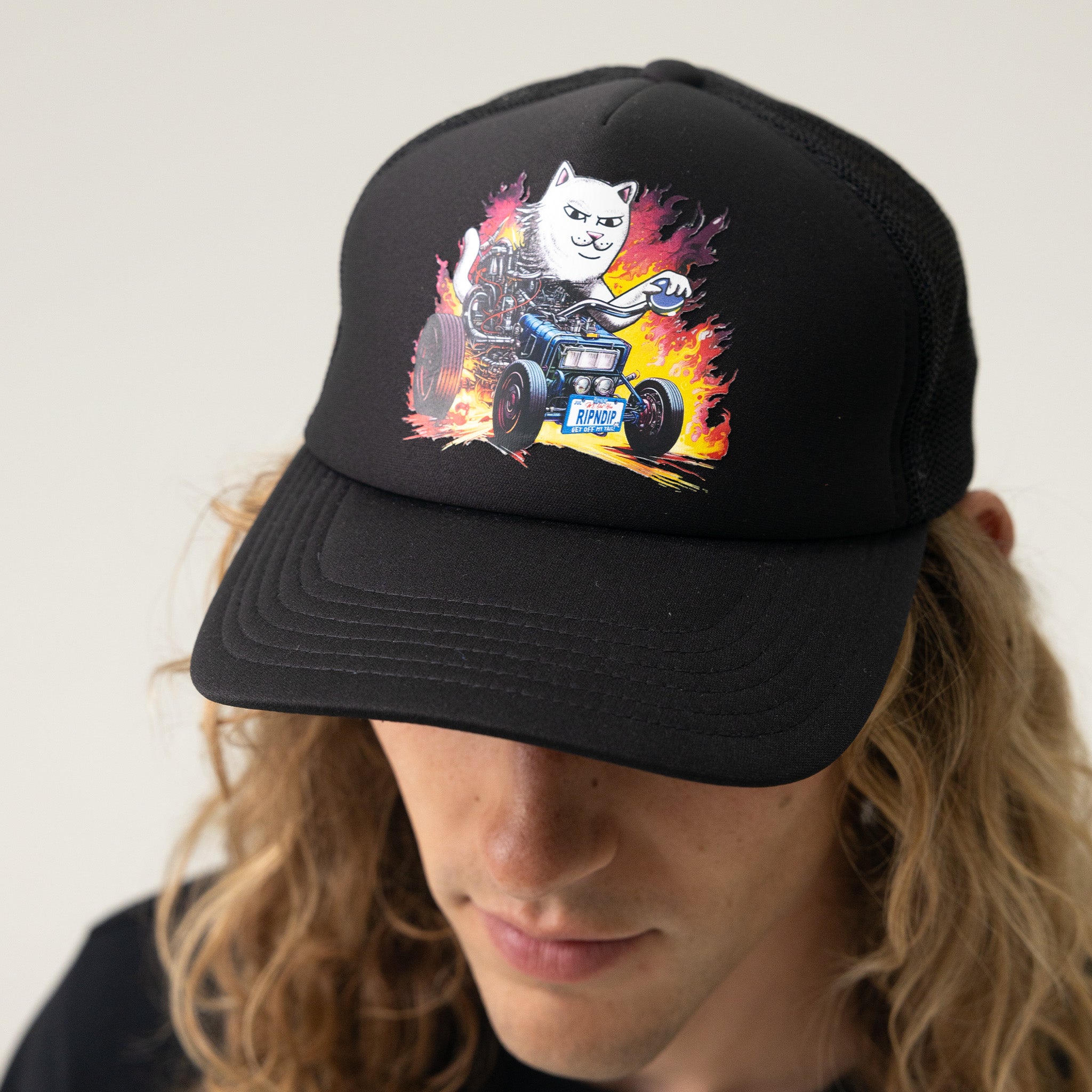 RIPNDIP Risky Business Trucker Hat (Black)