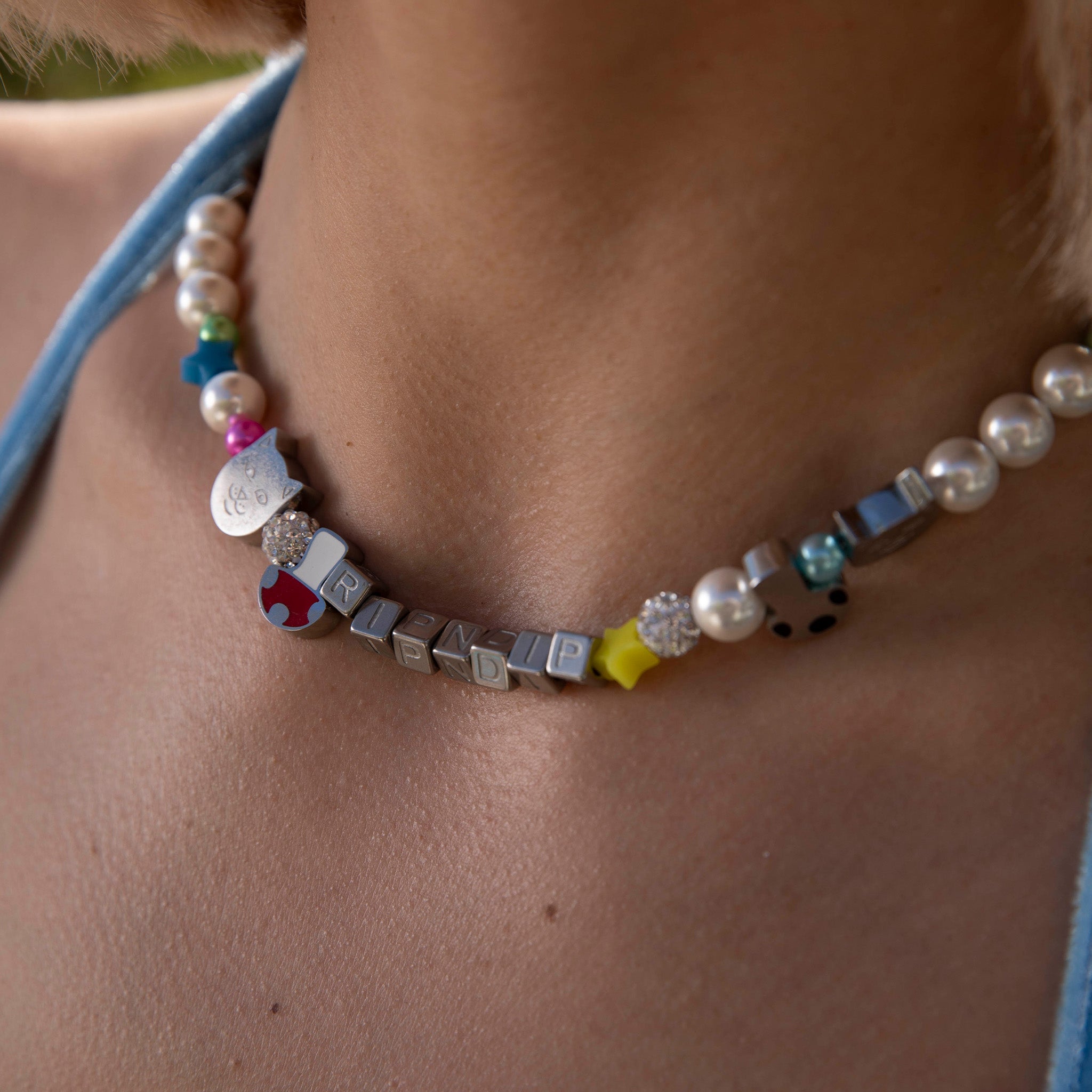 RIPNDIP Playdate Necklace (Silver)