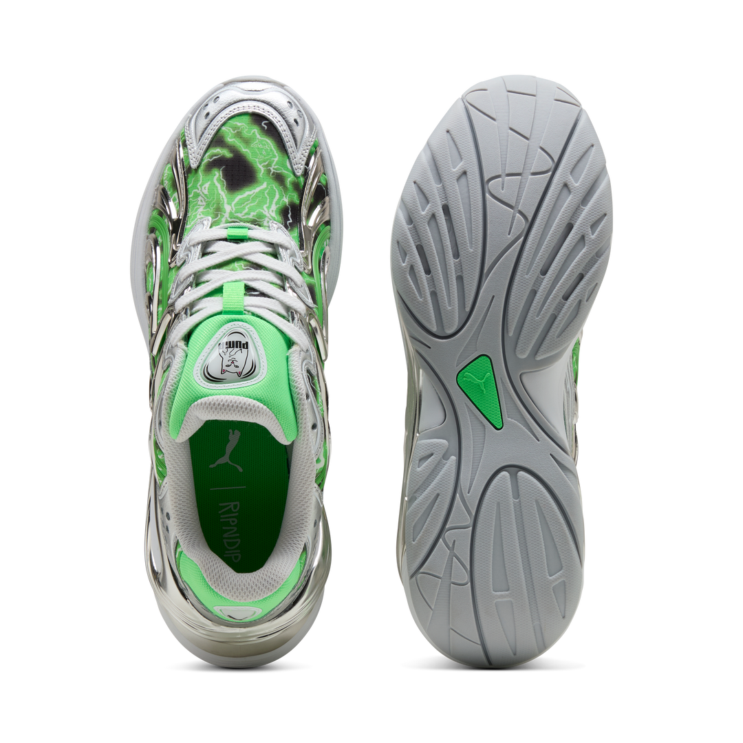 Puma Rip Offs Inverse (Puma Silver-Fluro Green Pes) – RIPNDIP