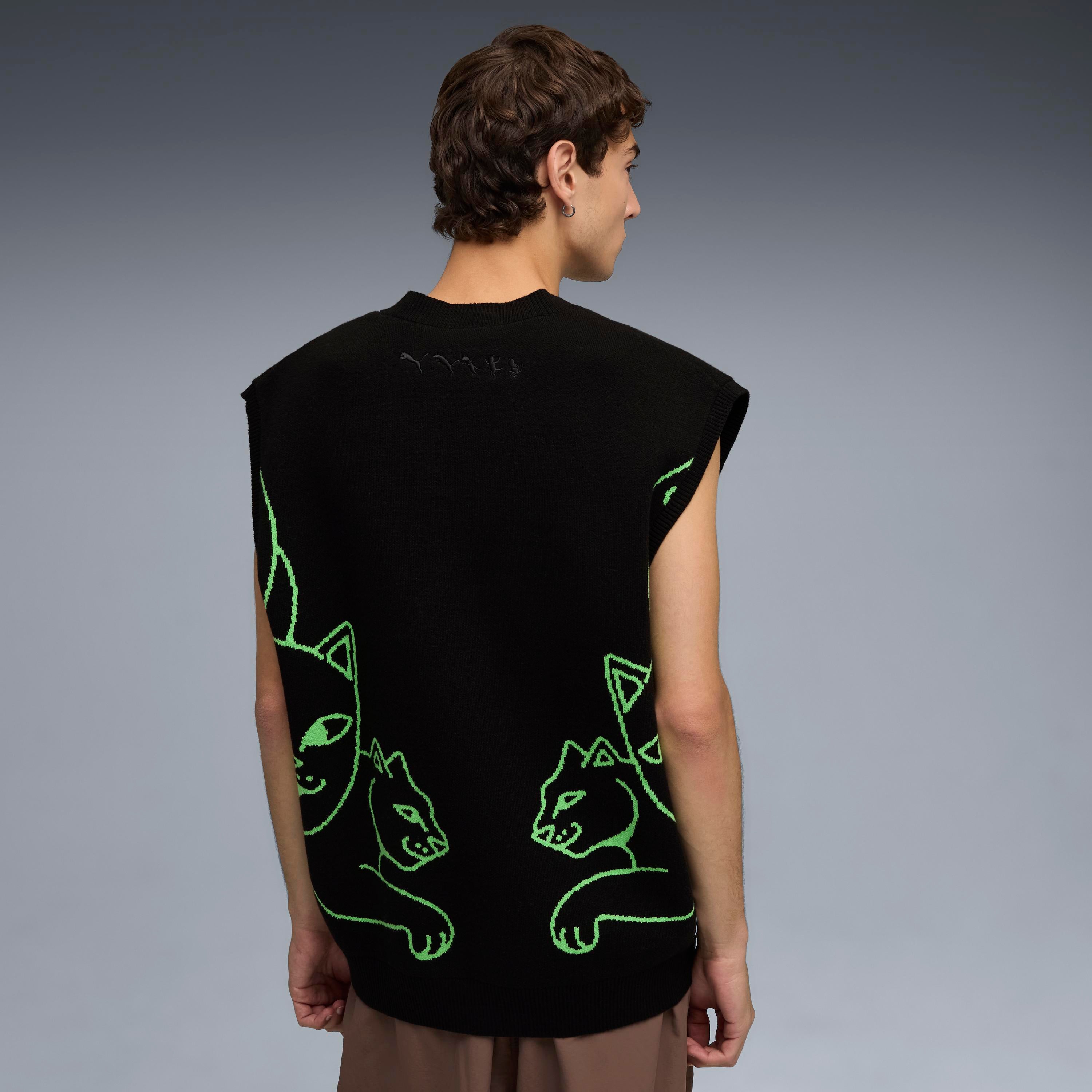 RIPNDIP PUMA X RIPNDIP Knitted Vest (Puma Black)