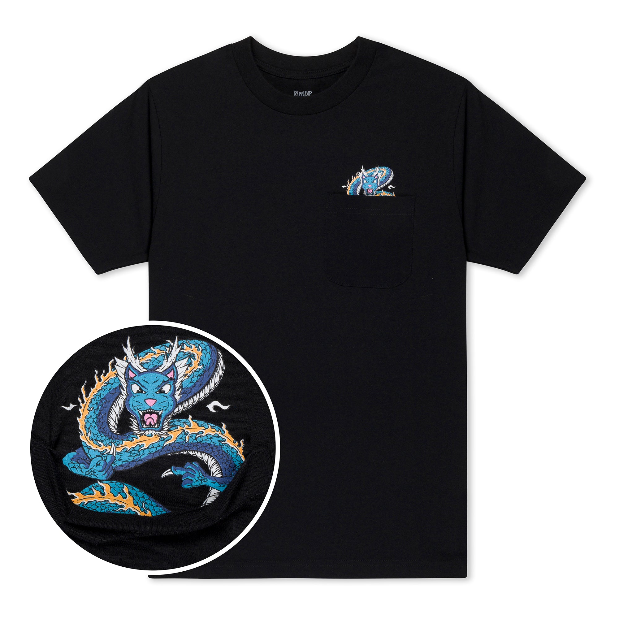 RIPNDIP Shen Nerm Pocket Tee (Black)