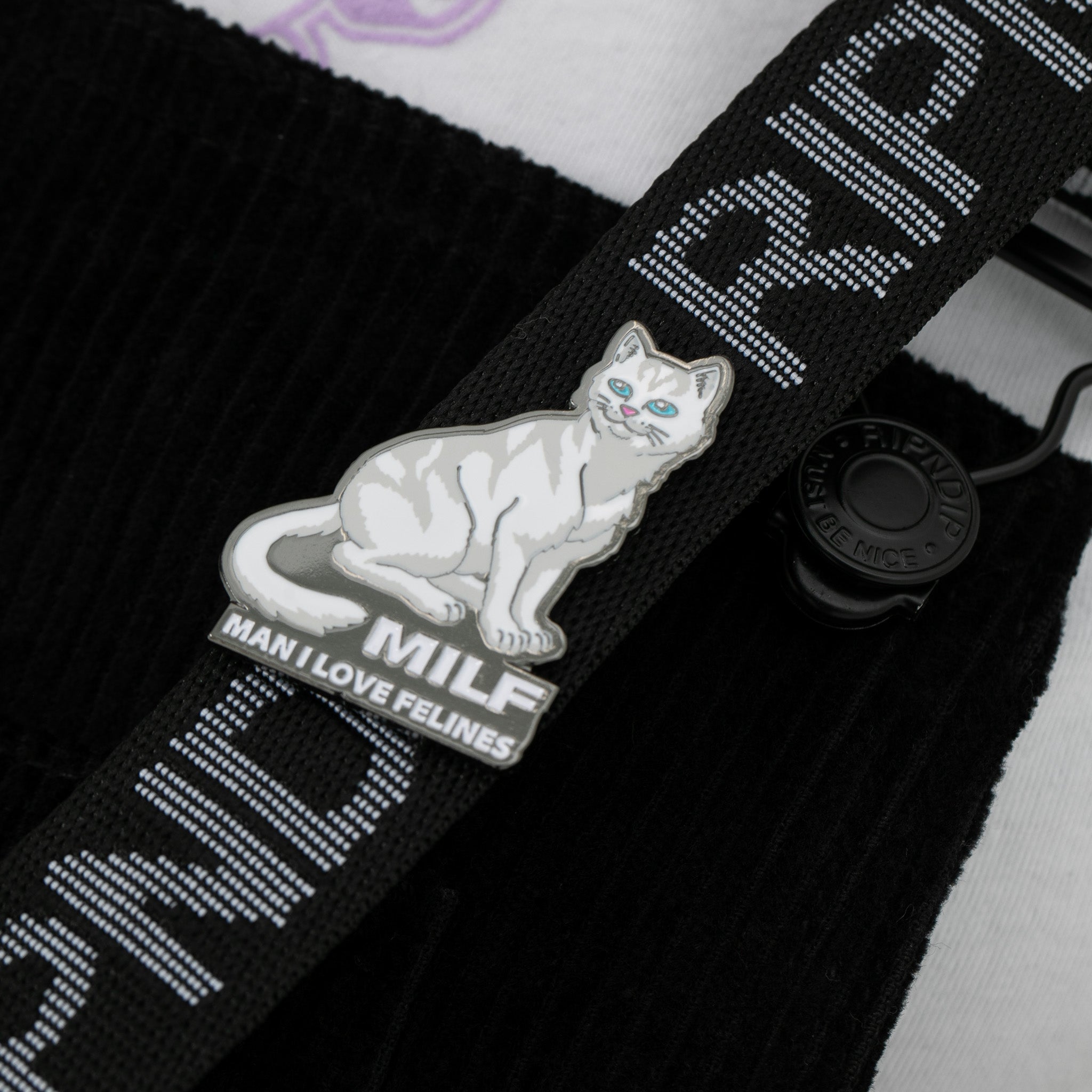 RIPNDIP Man I Love Felines Pin (Multi)