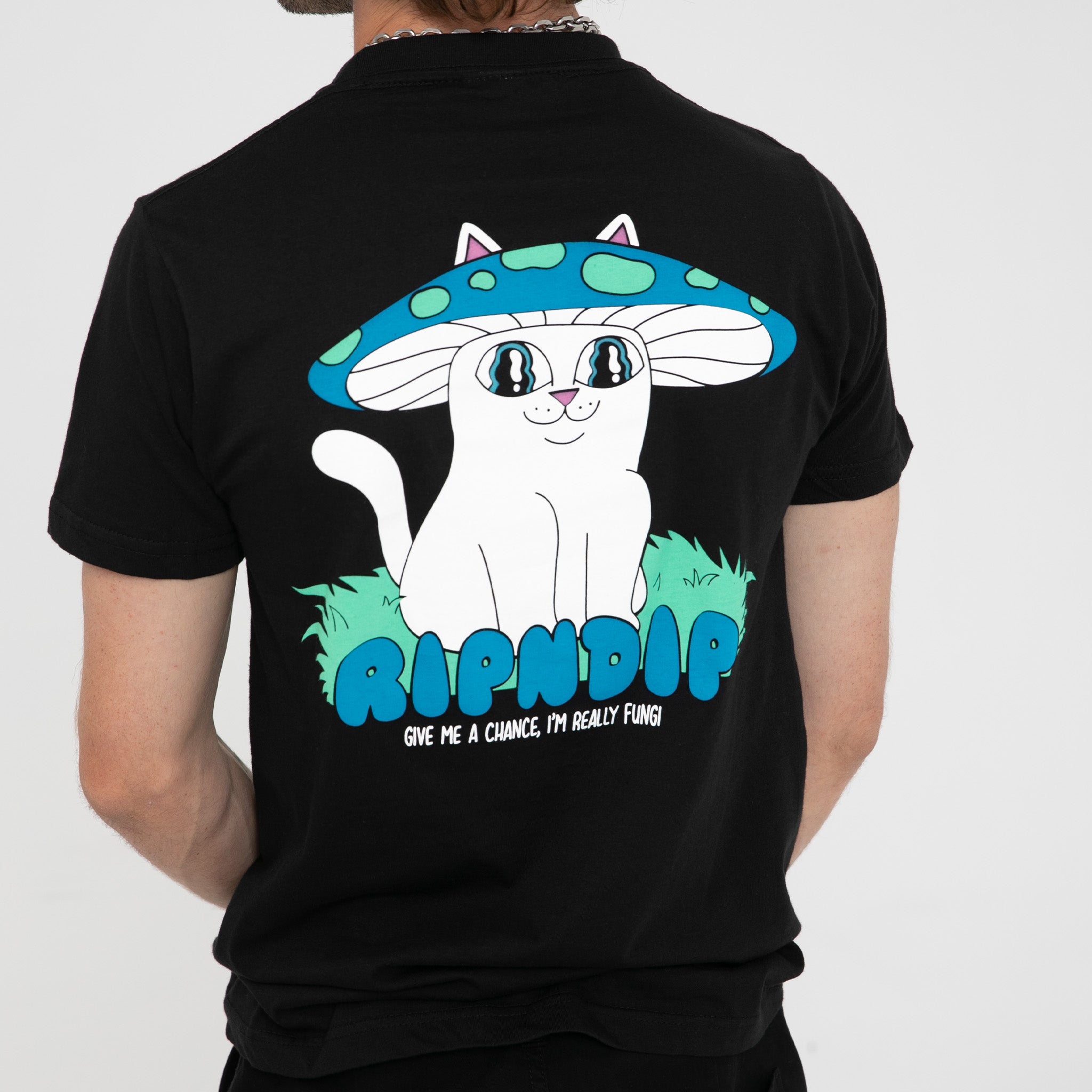 RIPNDIP Shroom Cat Tee (Black)