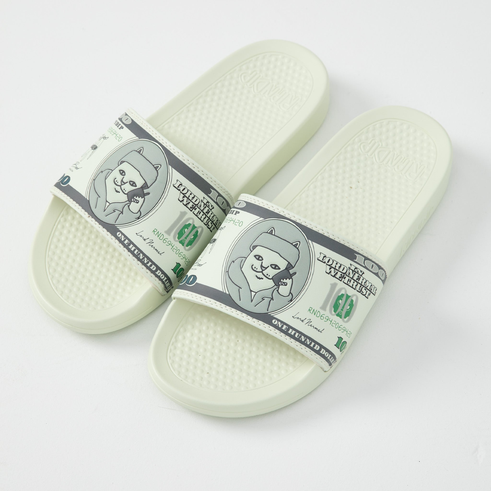 RIPNDIP Moneybag Slides (Olive)