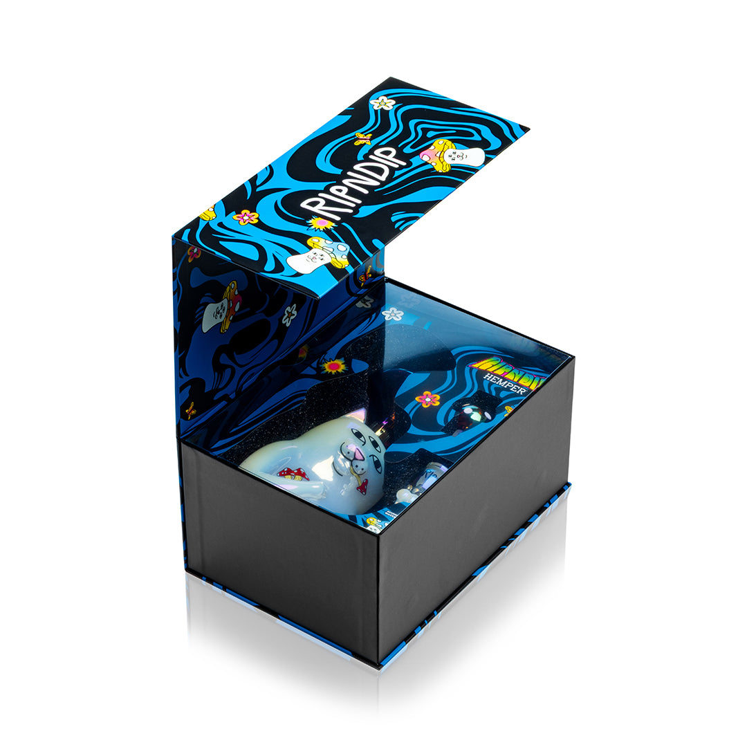 RIPNDIP Hemper Enlightened Nermal Waterpipe (White)