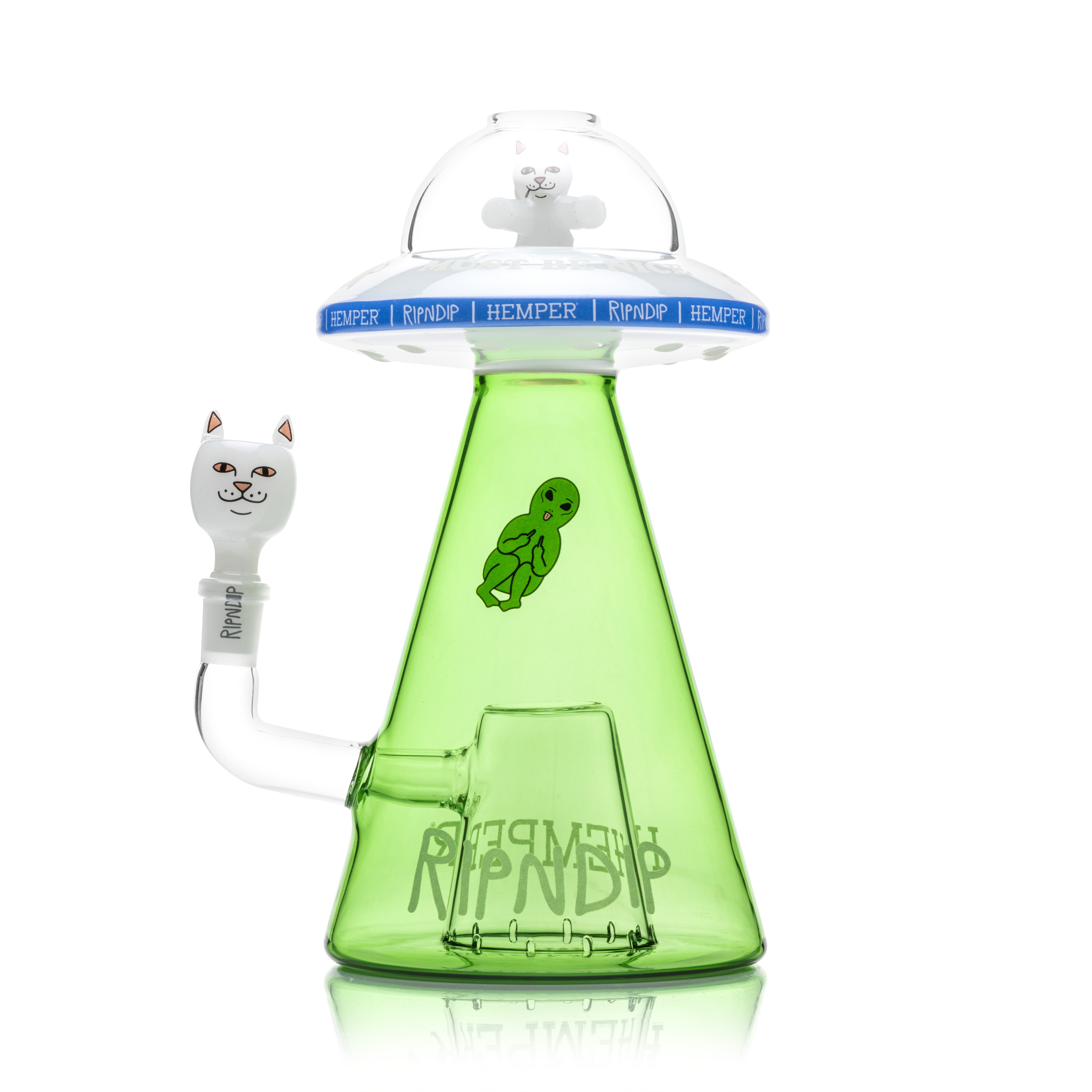 RIPNDIP Nermal UFO Beaker XL (White)