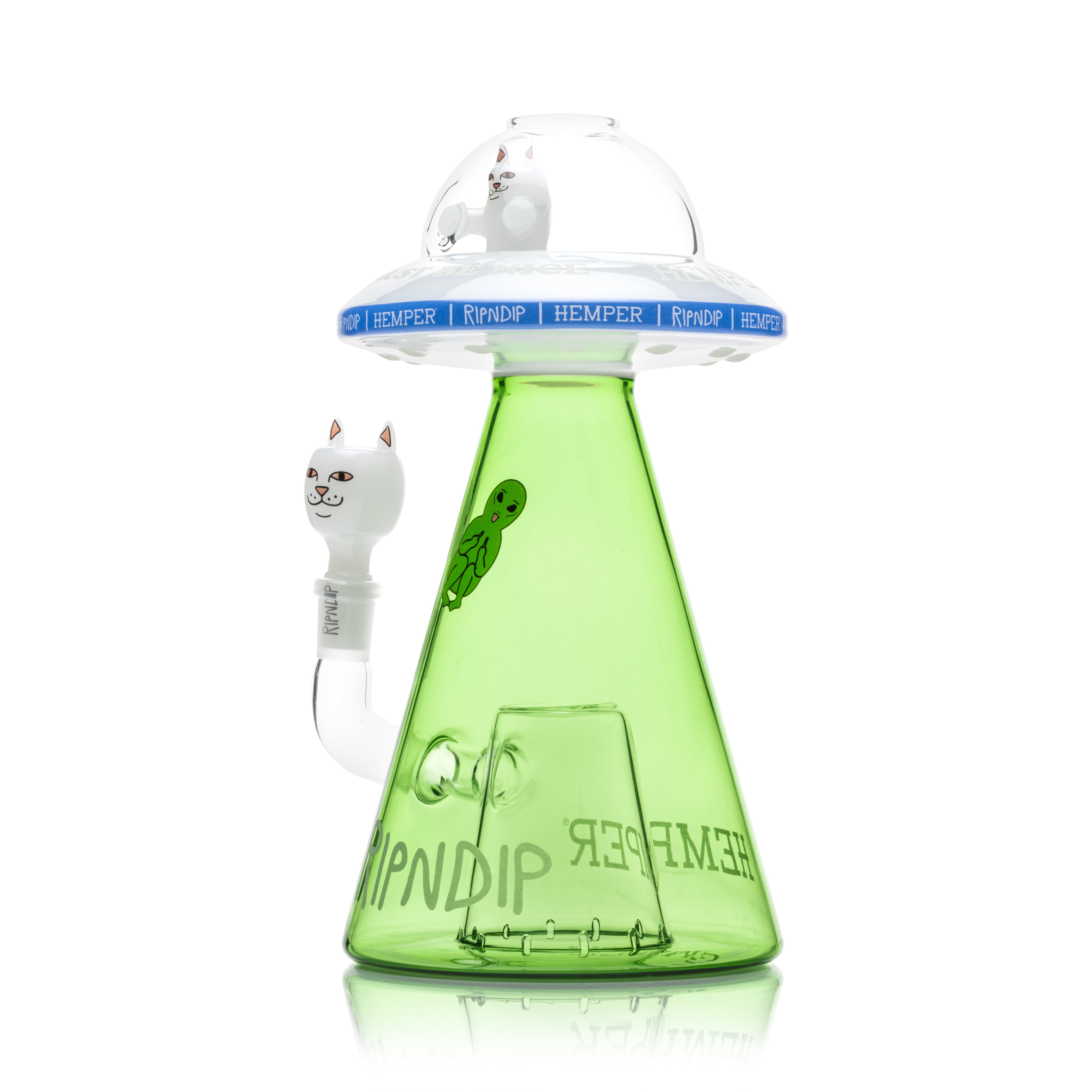 RIPNDIP Nermal UFO Beaker XL (White)