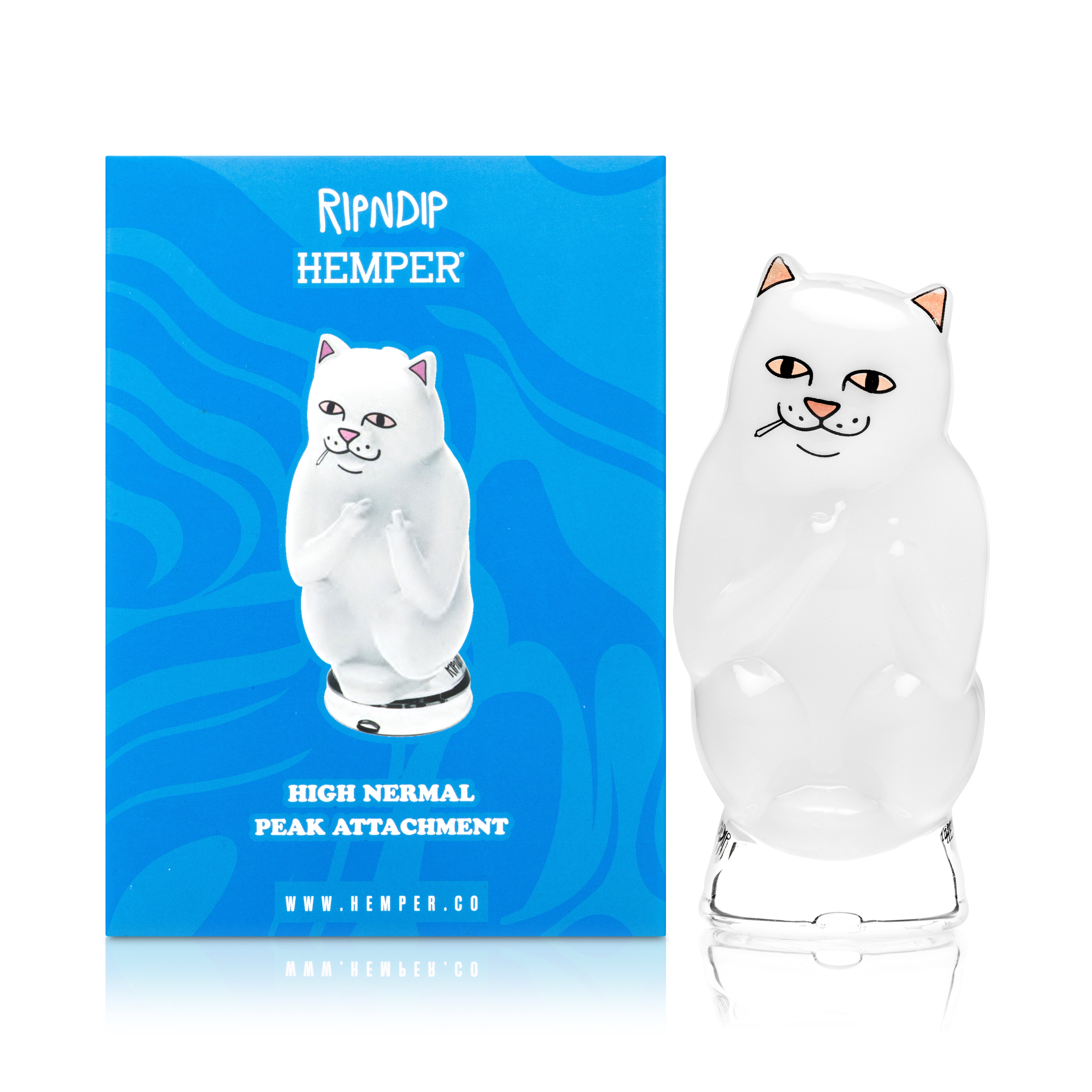 RIPNDIP Hemper High Nermal Puffco Peak Top (White)