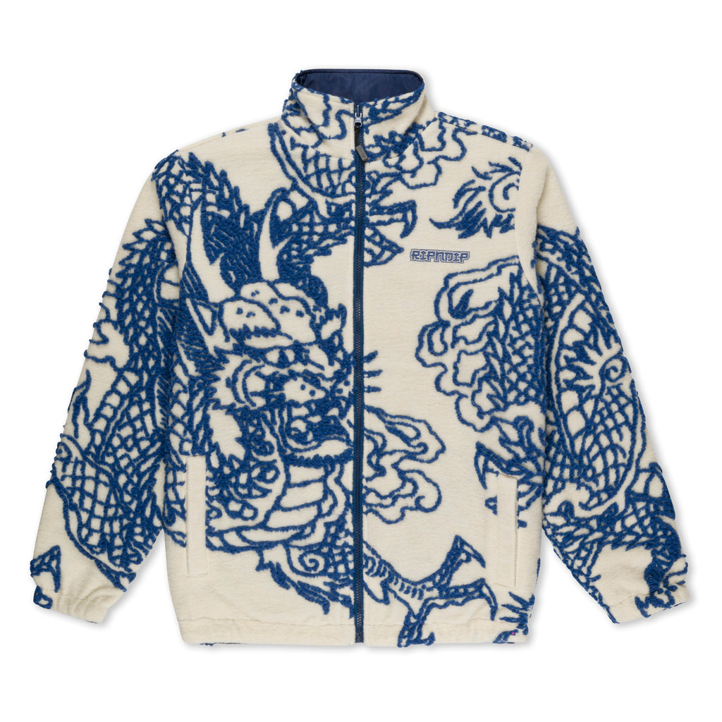 haku Haku Reversible Jacket (Off White/Navy) – RIPNDIP