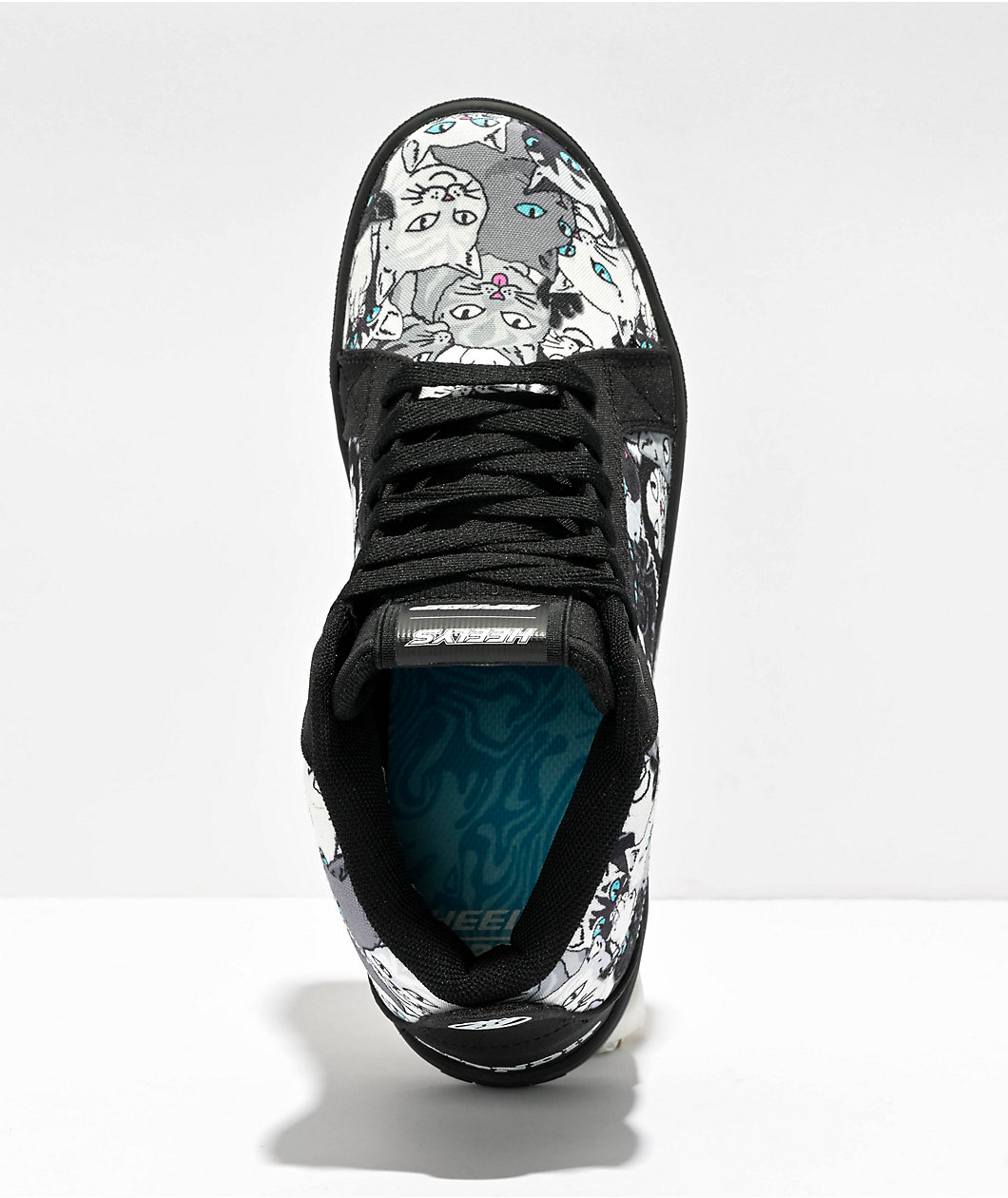 RIPNDIP Racer Mid Heelys Mid Shoes (Black / White)