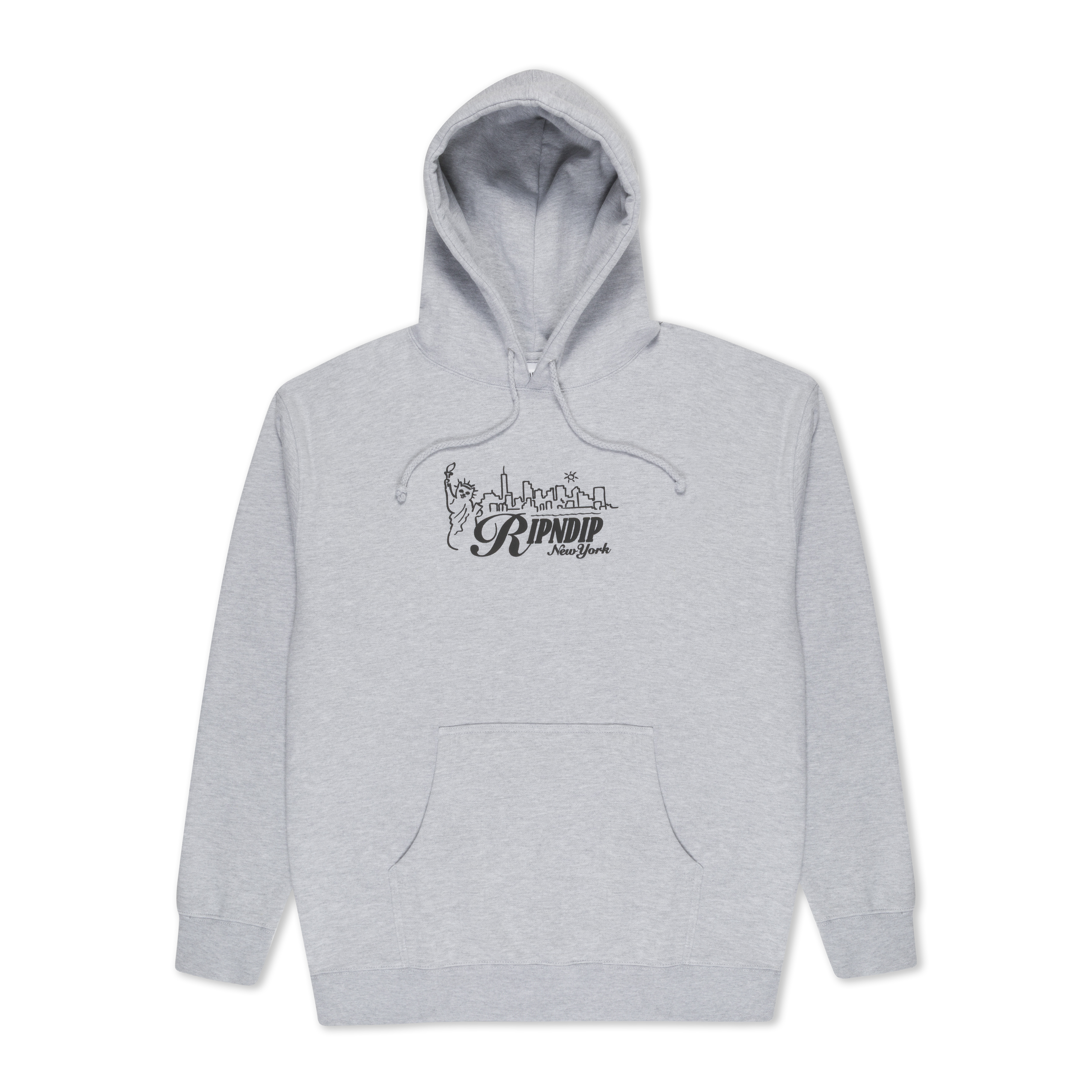 RIPNDIP NYC Skyline Hoodie (Ash Heather)
