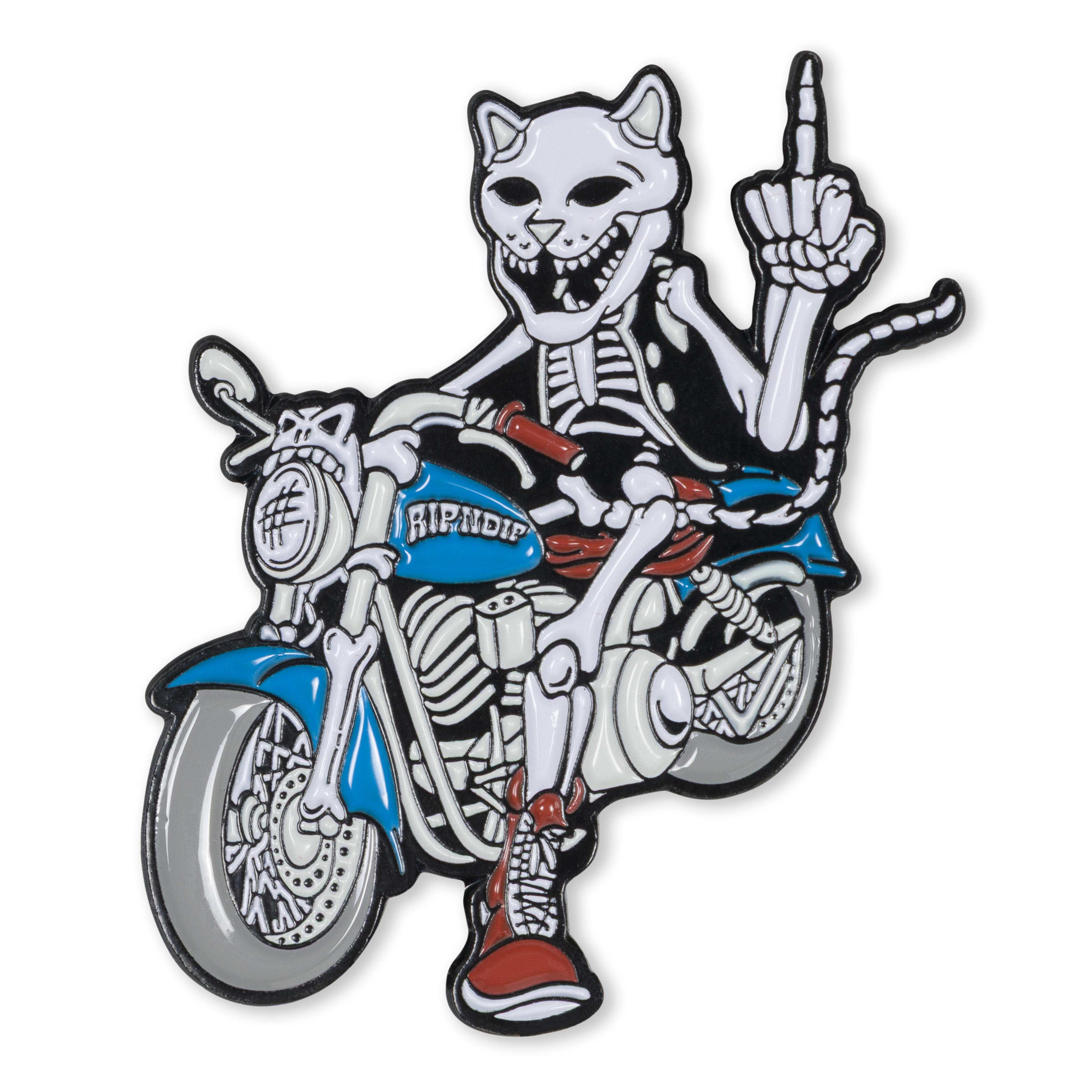 RIPNDIP Phoenix Enamel Pin (Black)