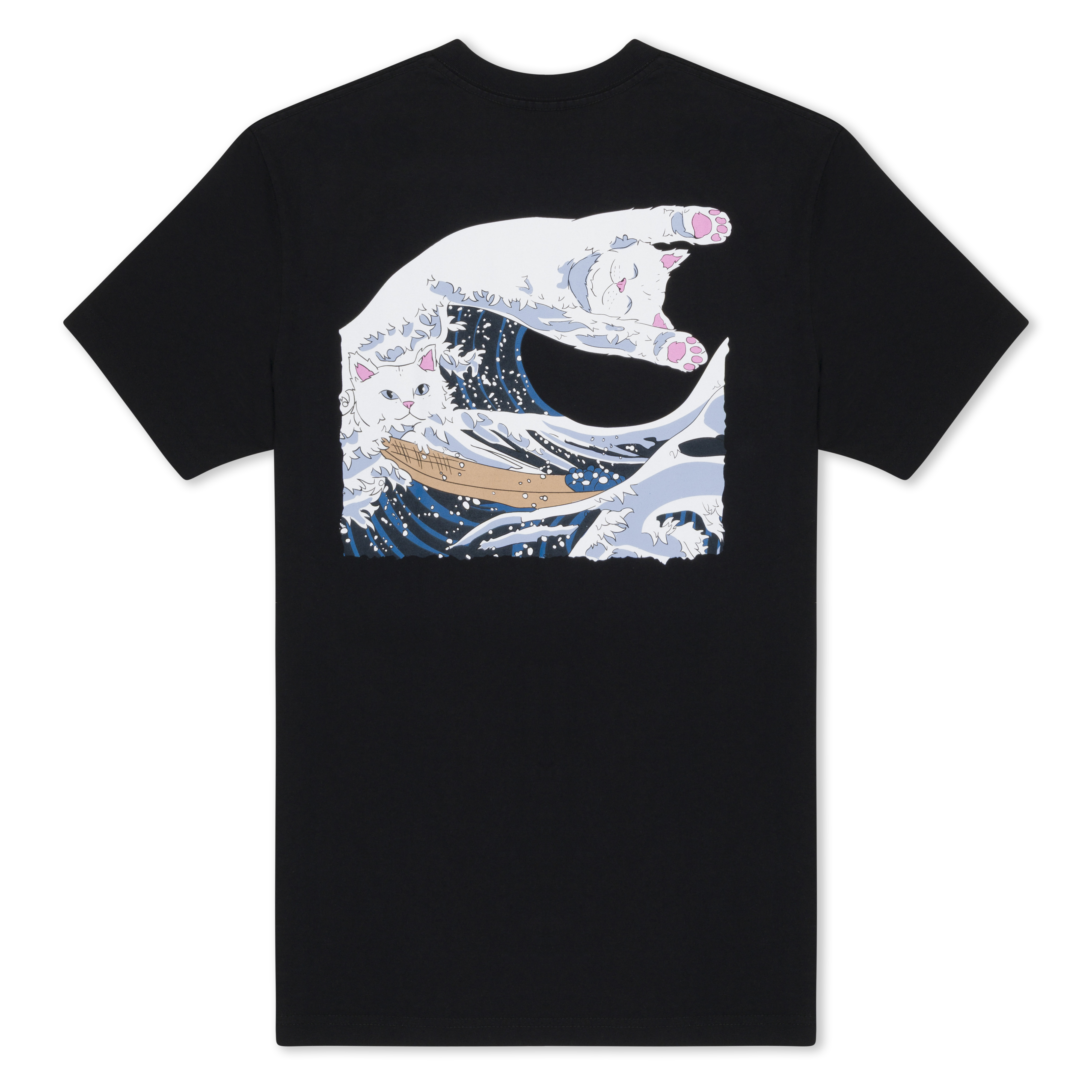 The Great Wave Of Nerm Tee (Black) – RIPNDIP The Great Wave Of Nerm Tee (Black) – RIPNDIP