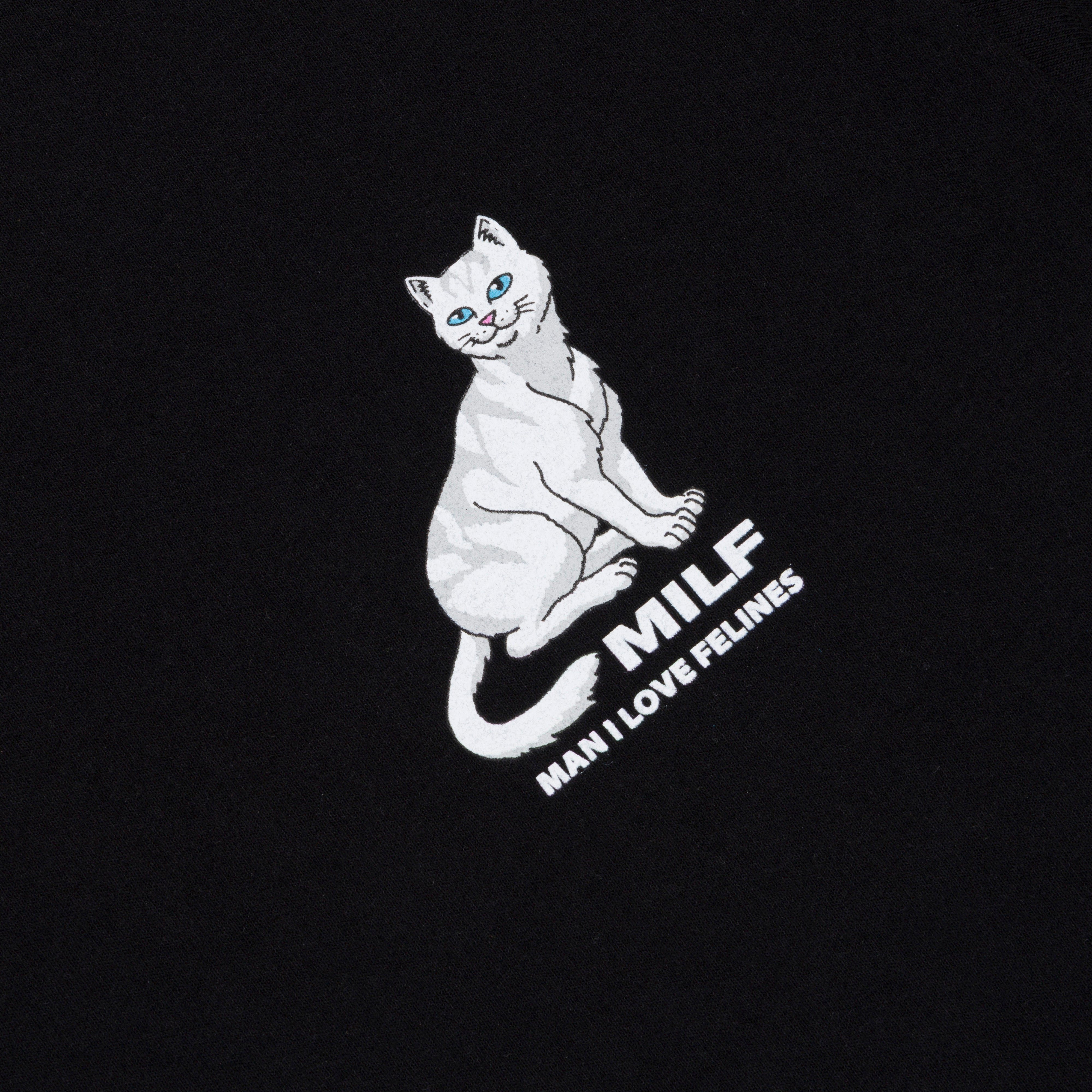 Man I Love Felines Tee (Black)