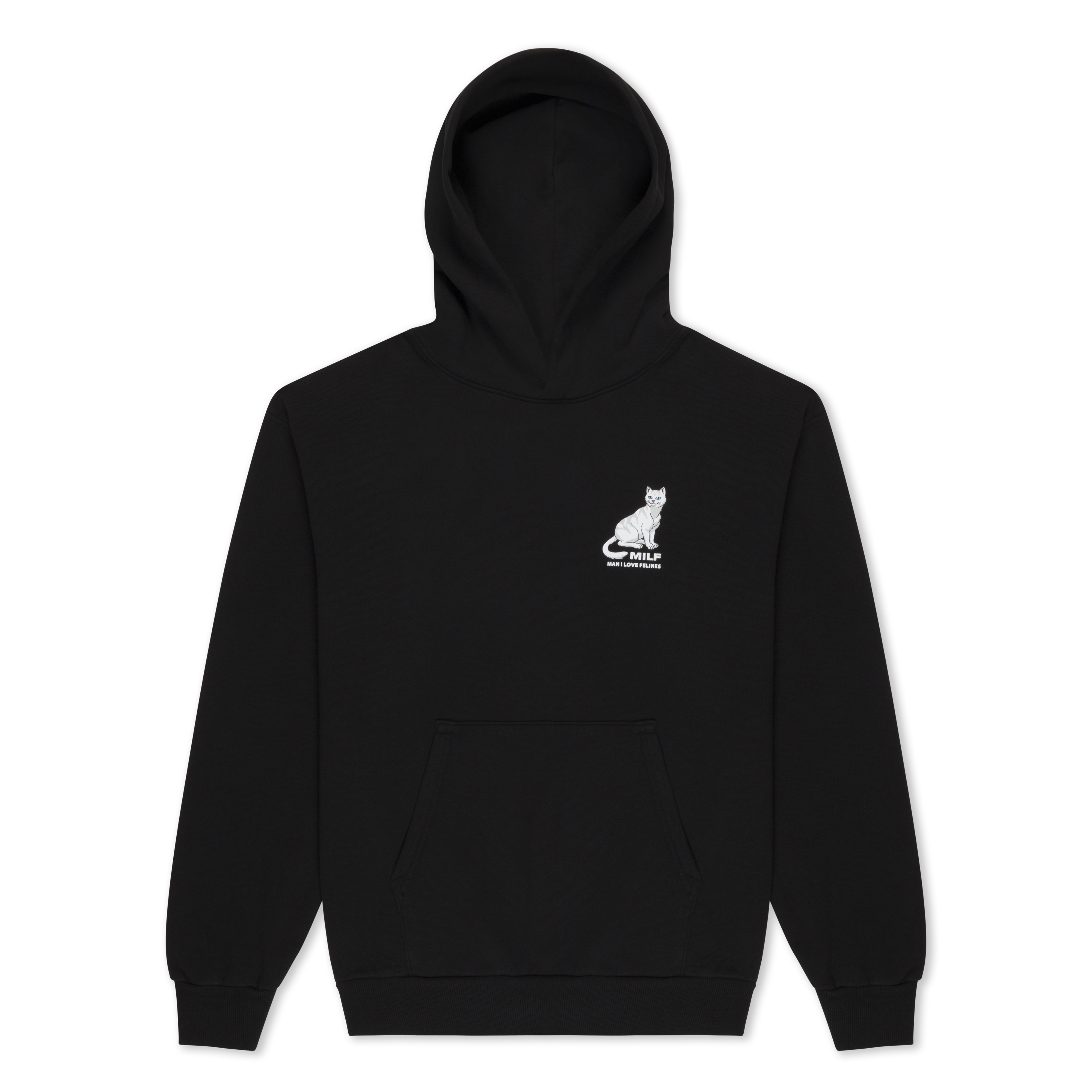RIPNDIP Man I Love Felines Hoodie (Black)