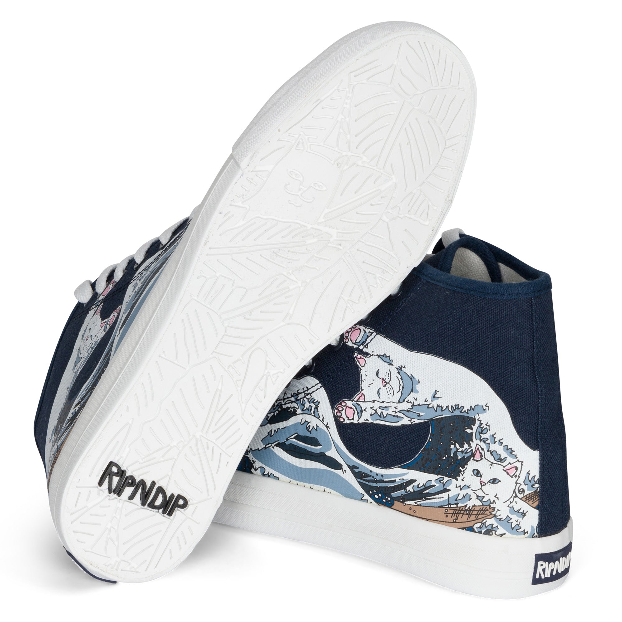 RipNDip Great Wave High-Top Shoes (Blue)
