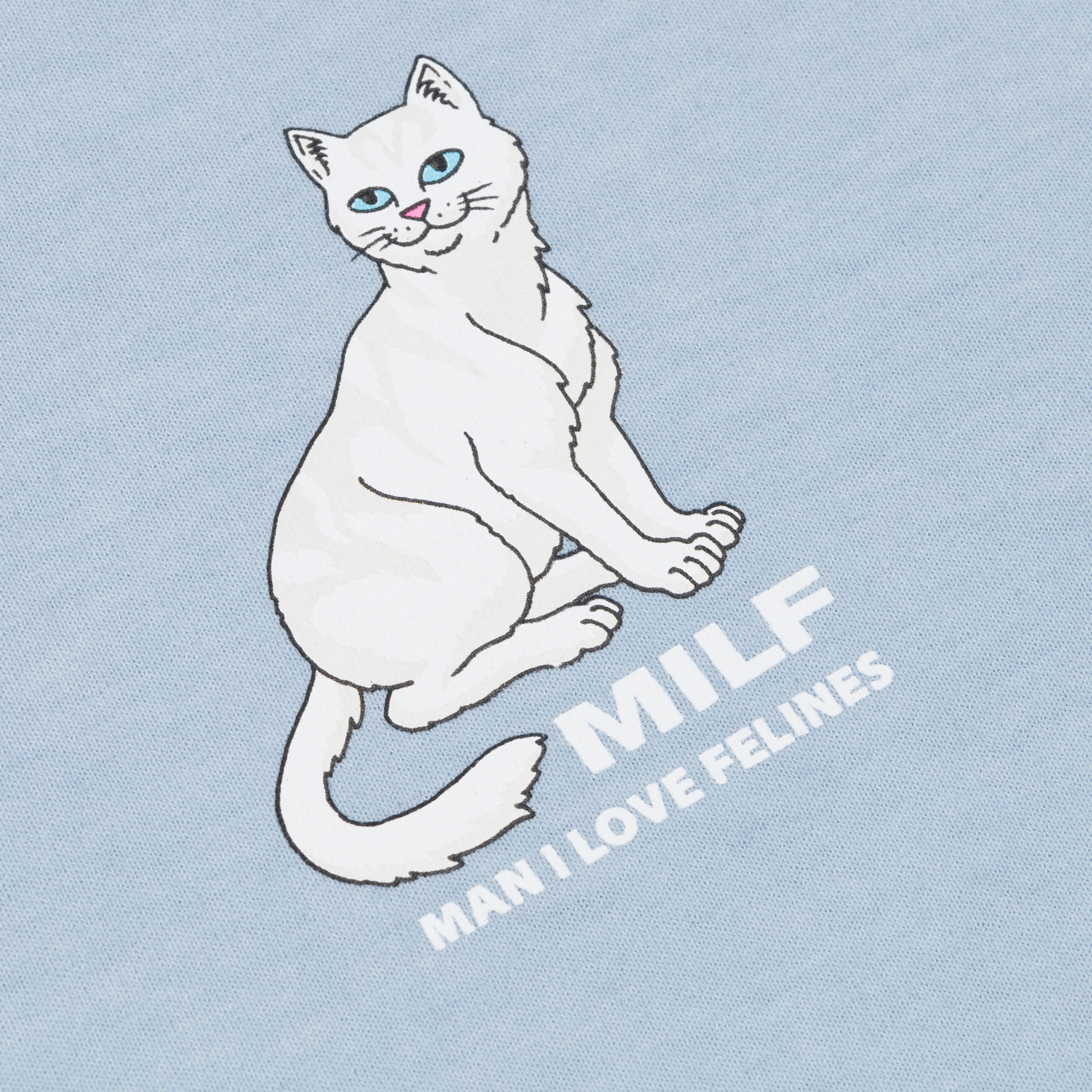 RIPNDIP Man I love Felines Tee (Powder Blue)