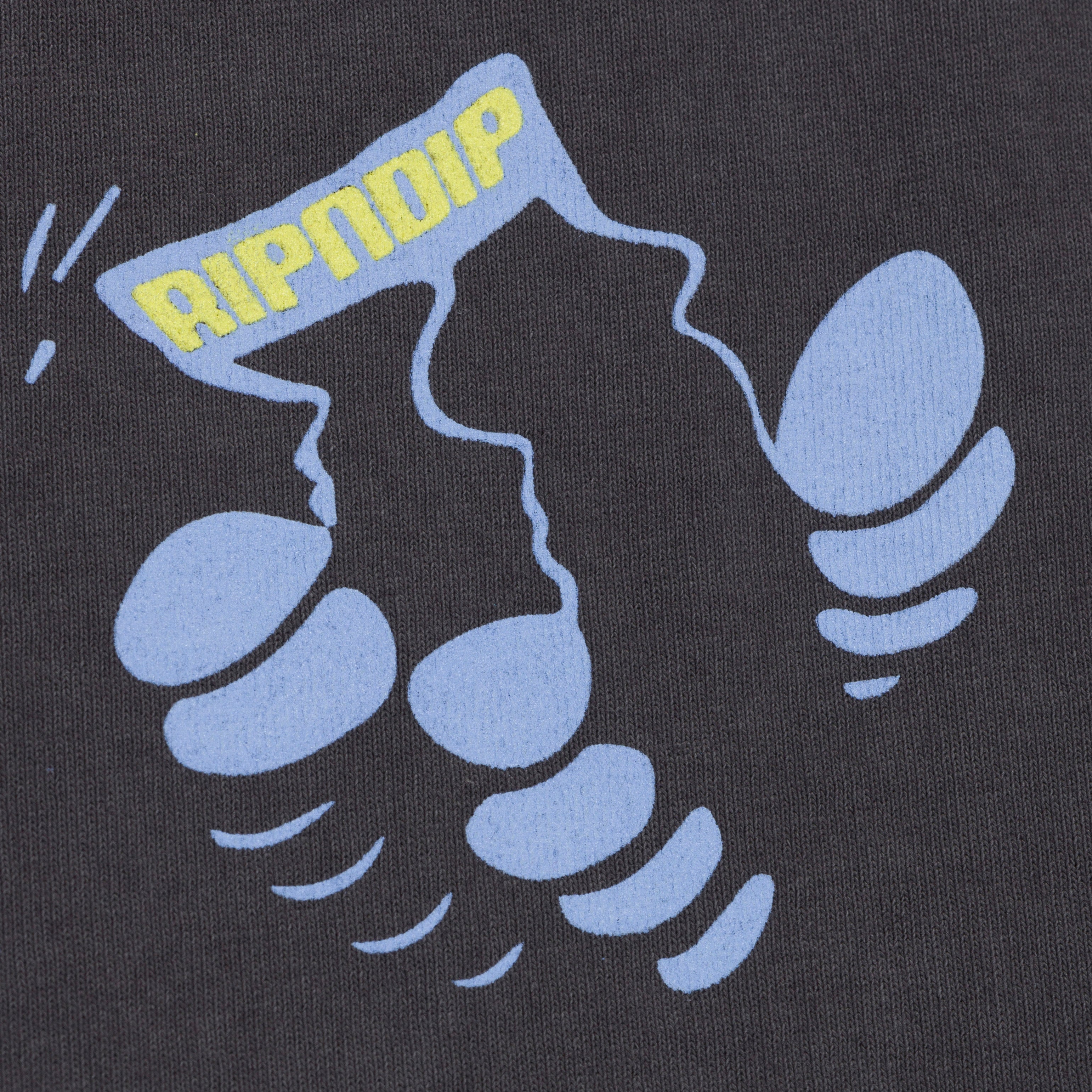 RIPNDIP Ripndip Records Tee (Charcoal Vintage Wash)