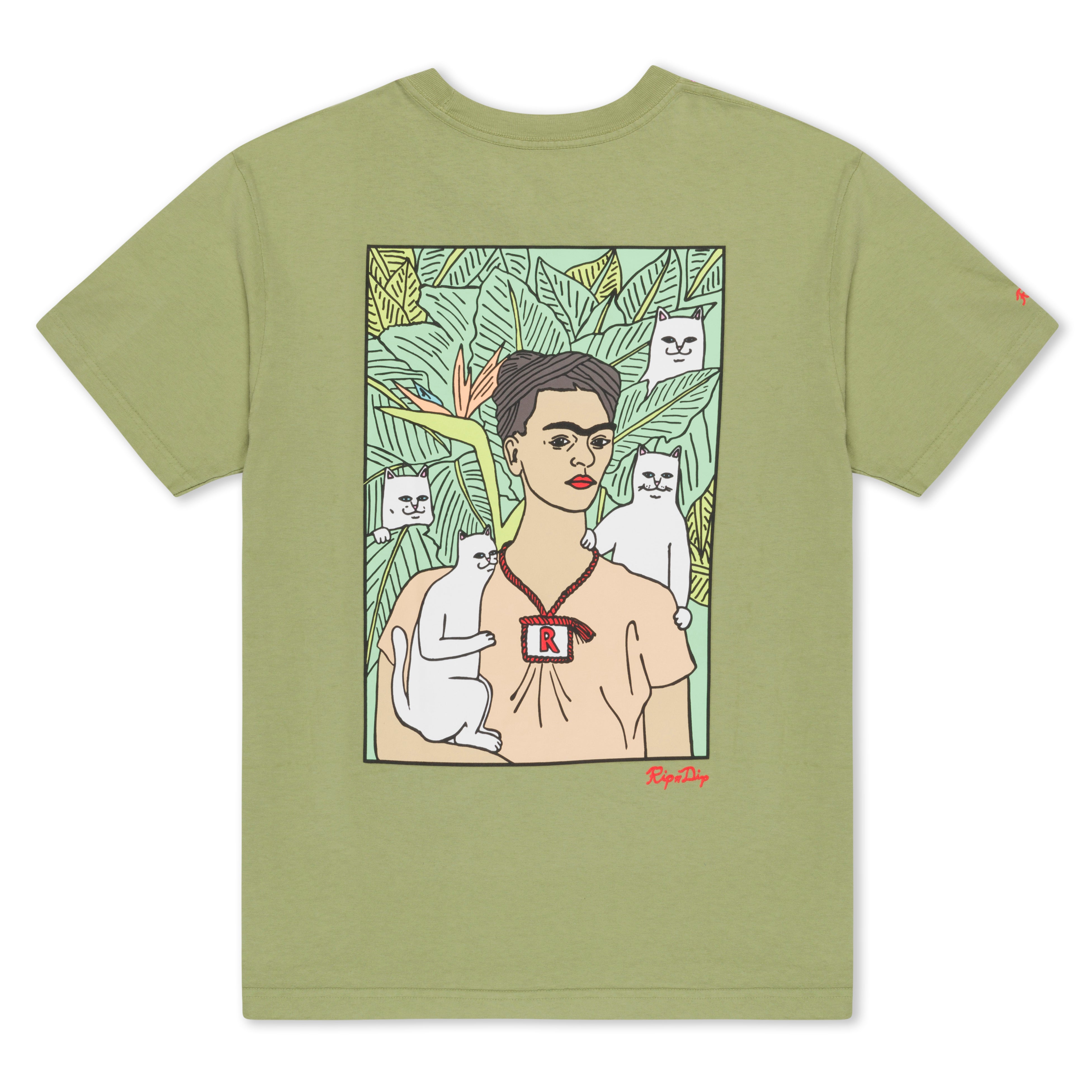 RIPNDIP Nermal Portrait Tee (Light Forest)
