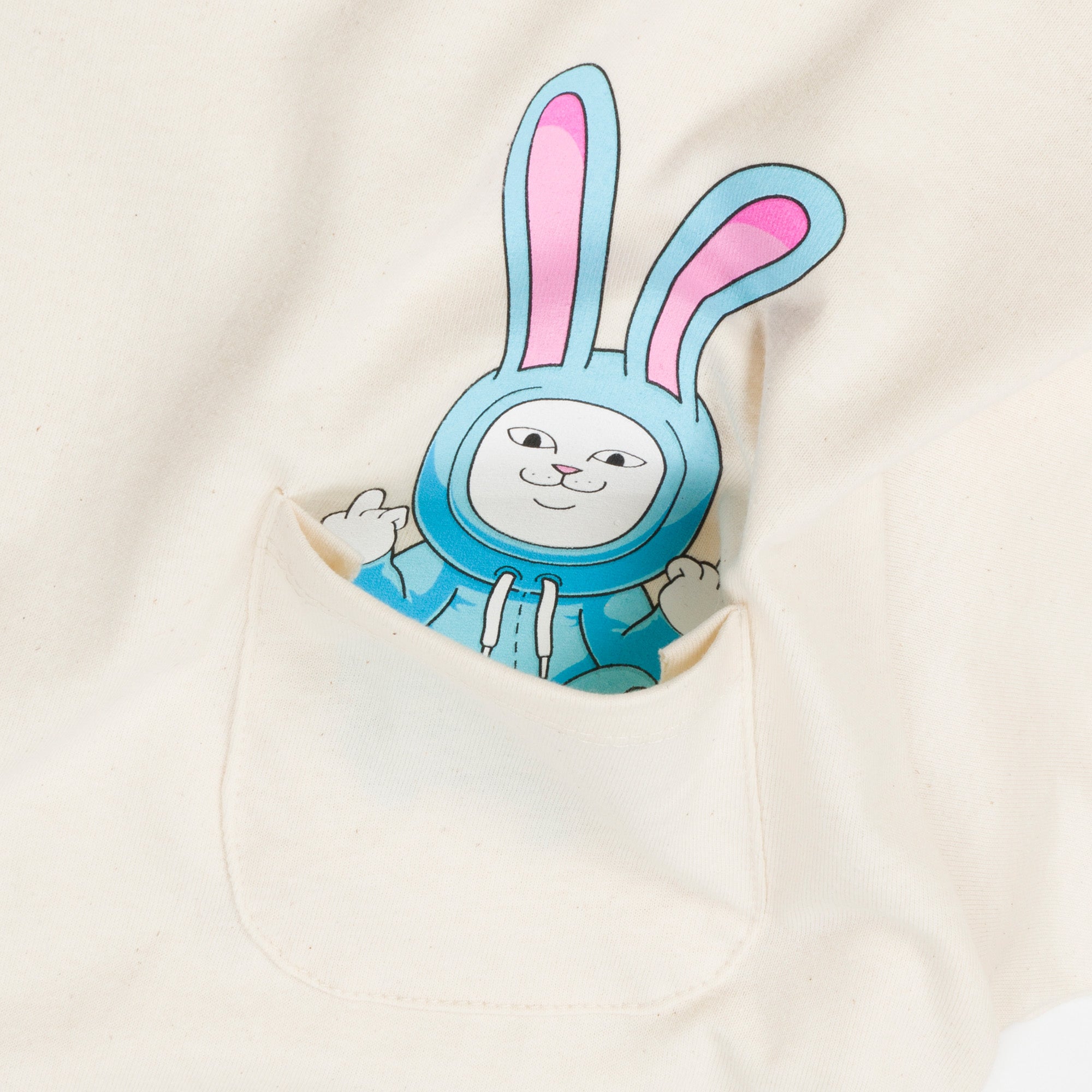 RIPNDIP Lord Nermal Bunny Pocket Tee (Naural)