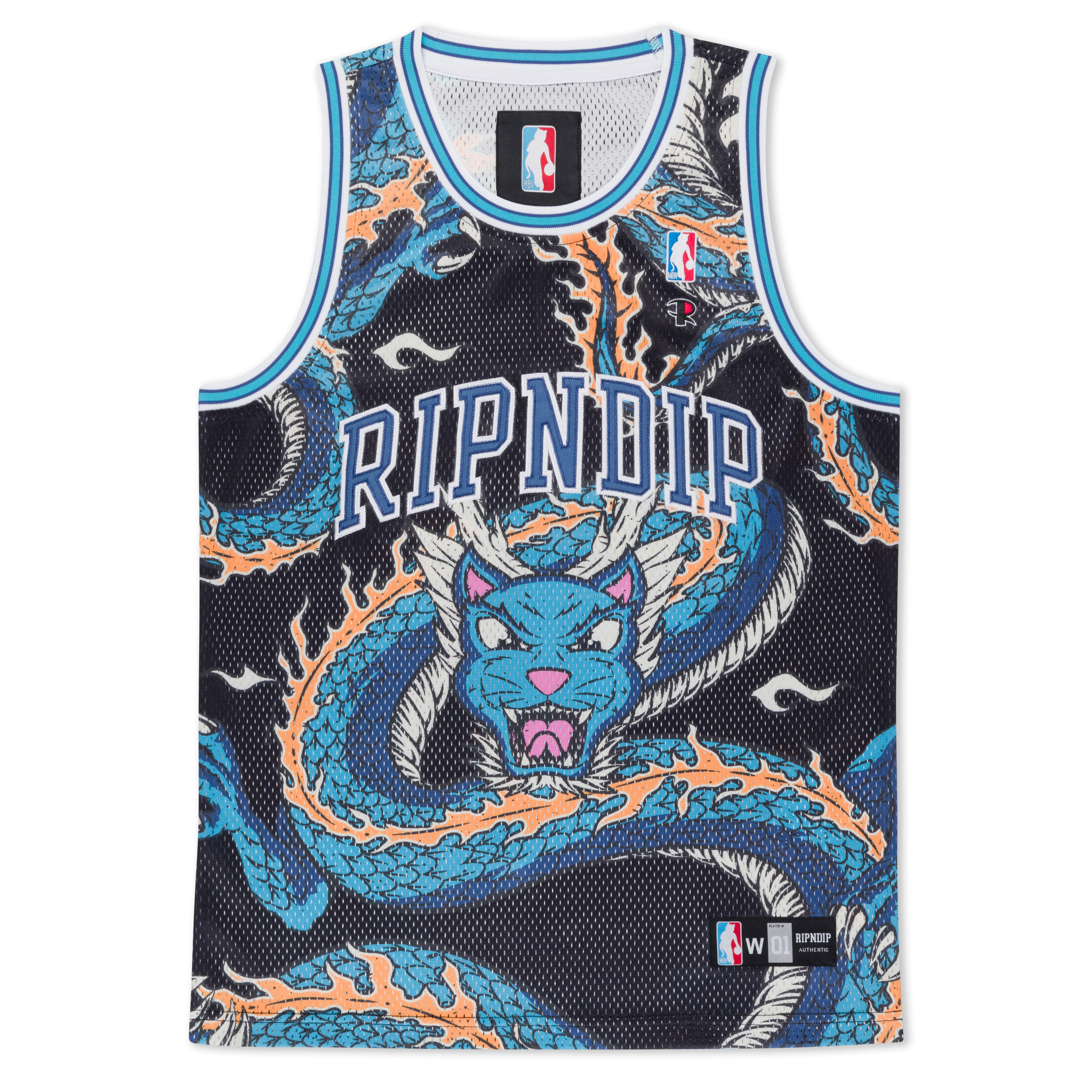 RIPNDIP Shen Nerm Basketball Jersey (Charcoal)