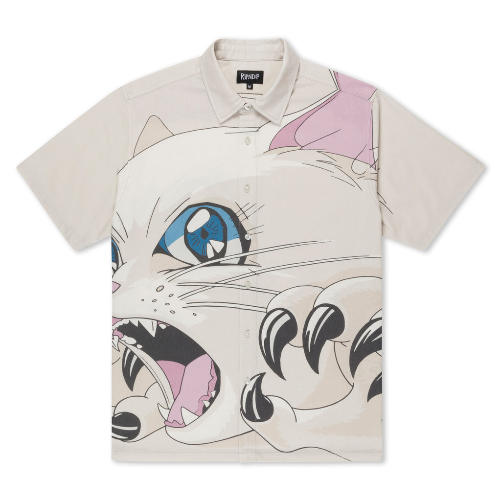 RIPNDIP l Claw ボタンアップ シャツ 半袖 Bone 送料込み IMG_2312_1024x1024.jpg?v=