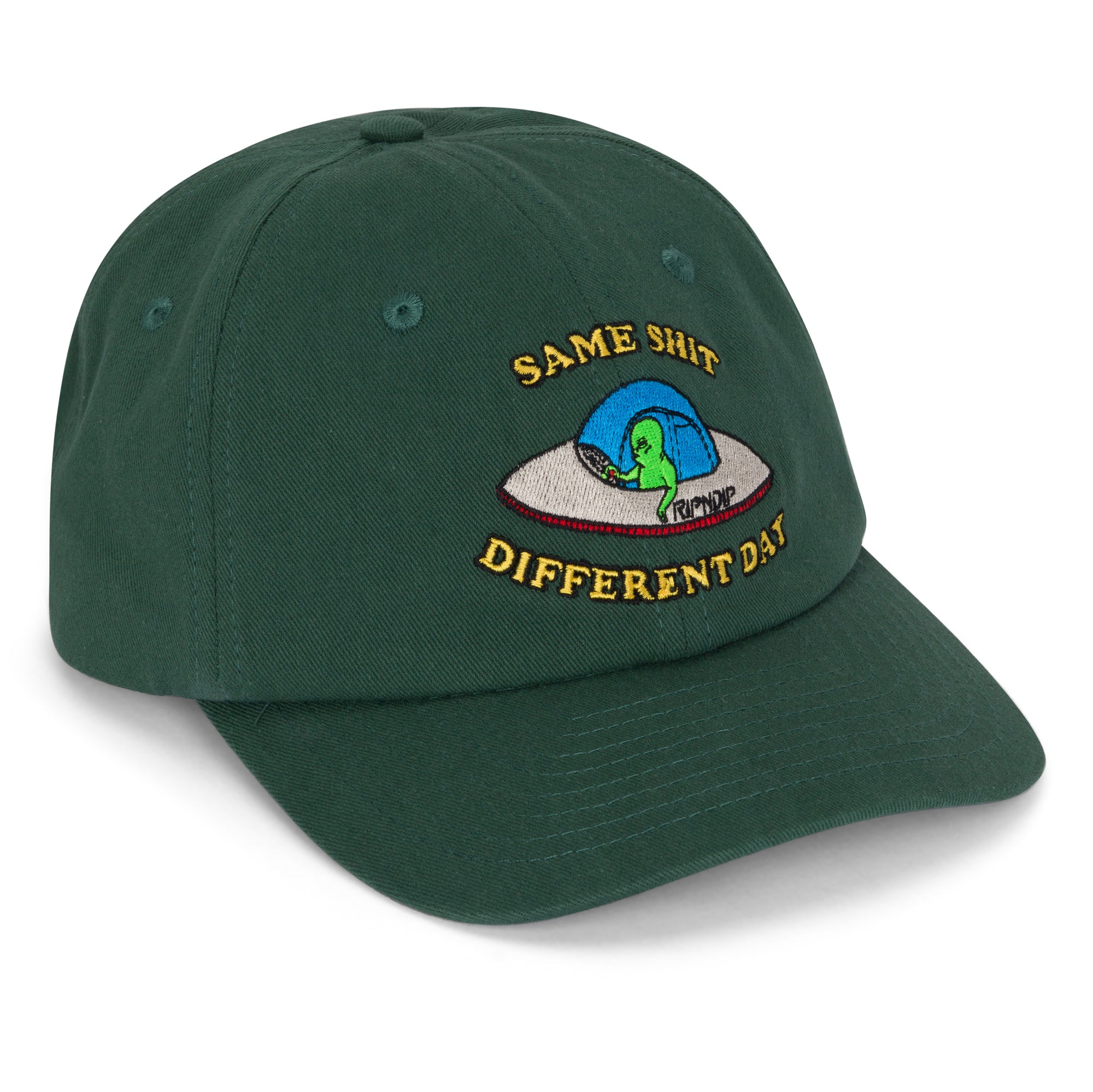 RIPNDIP Same Shit Different Day Dad Hat (Olive)