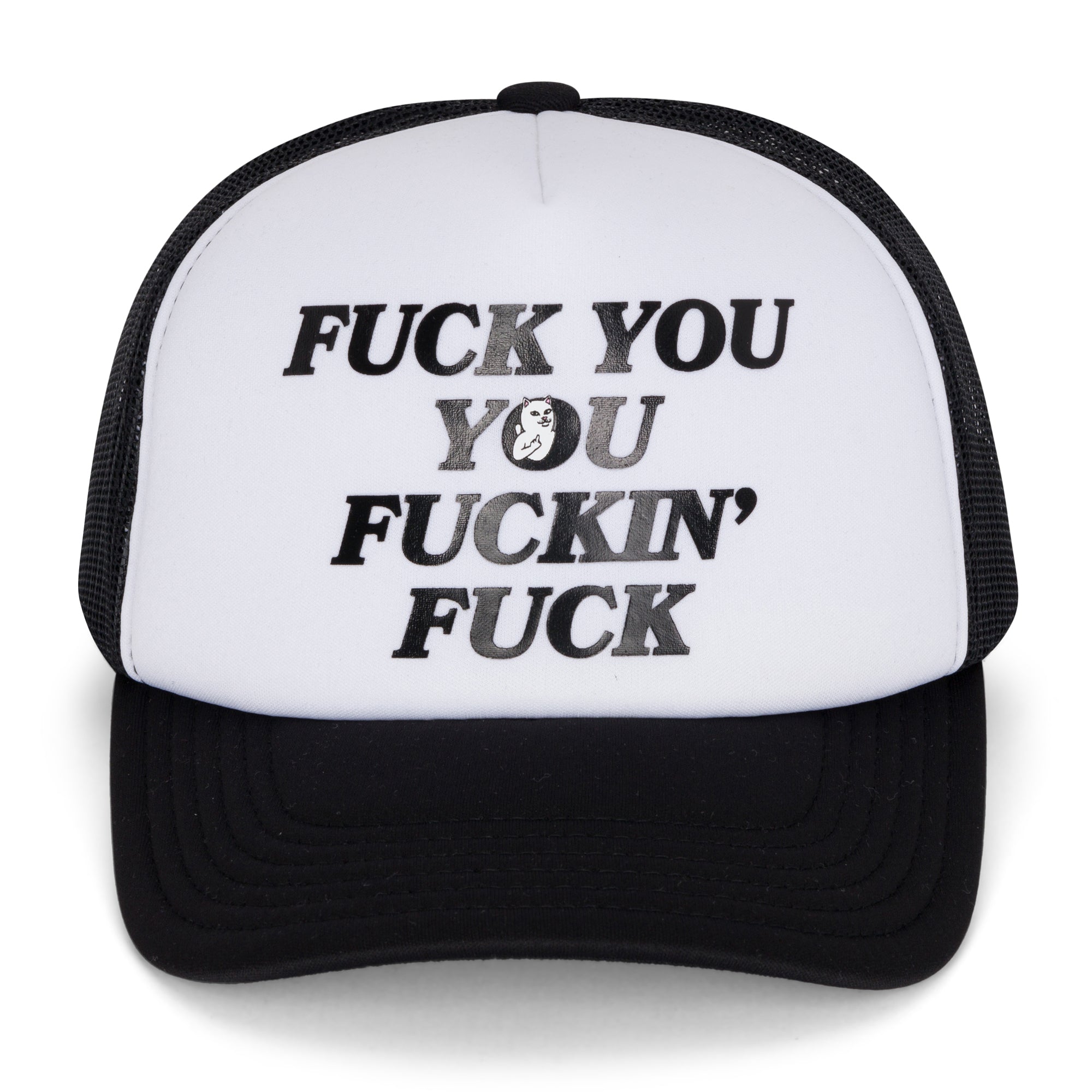 Fuckin Fuck Trucker Hat (Black) – RIPNDIP