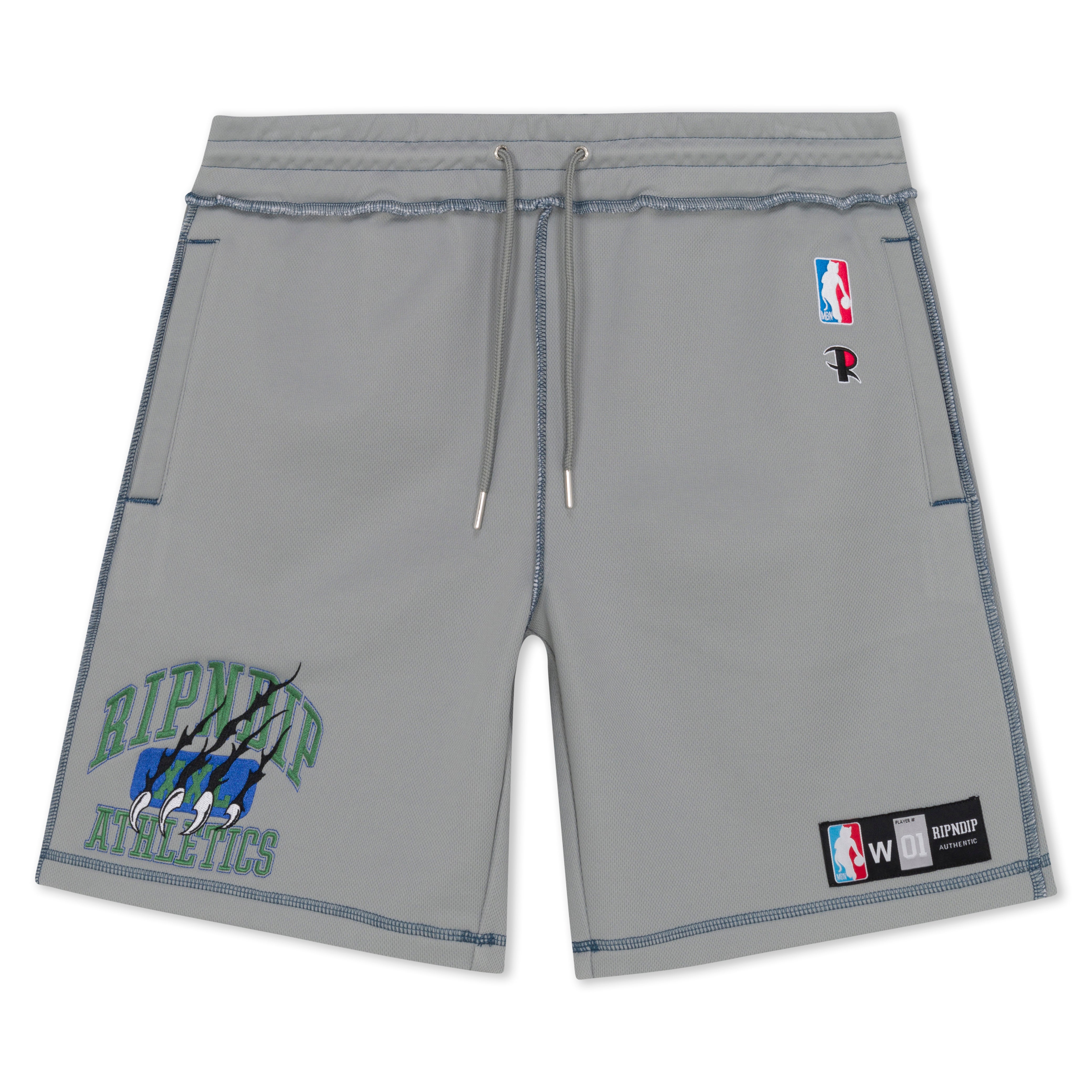 RIPNDIP Ripndip Athletics Mesh Sweatshorts (Ash Heather)