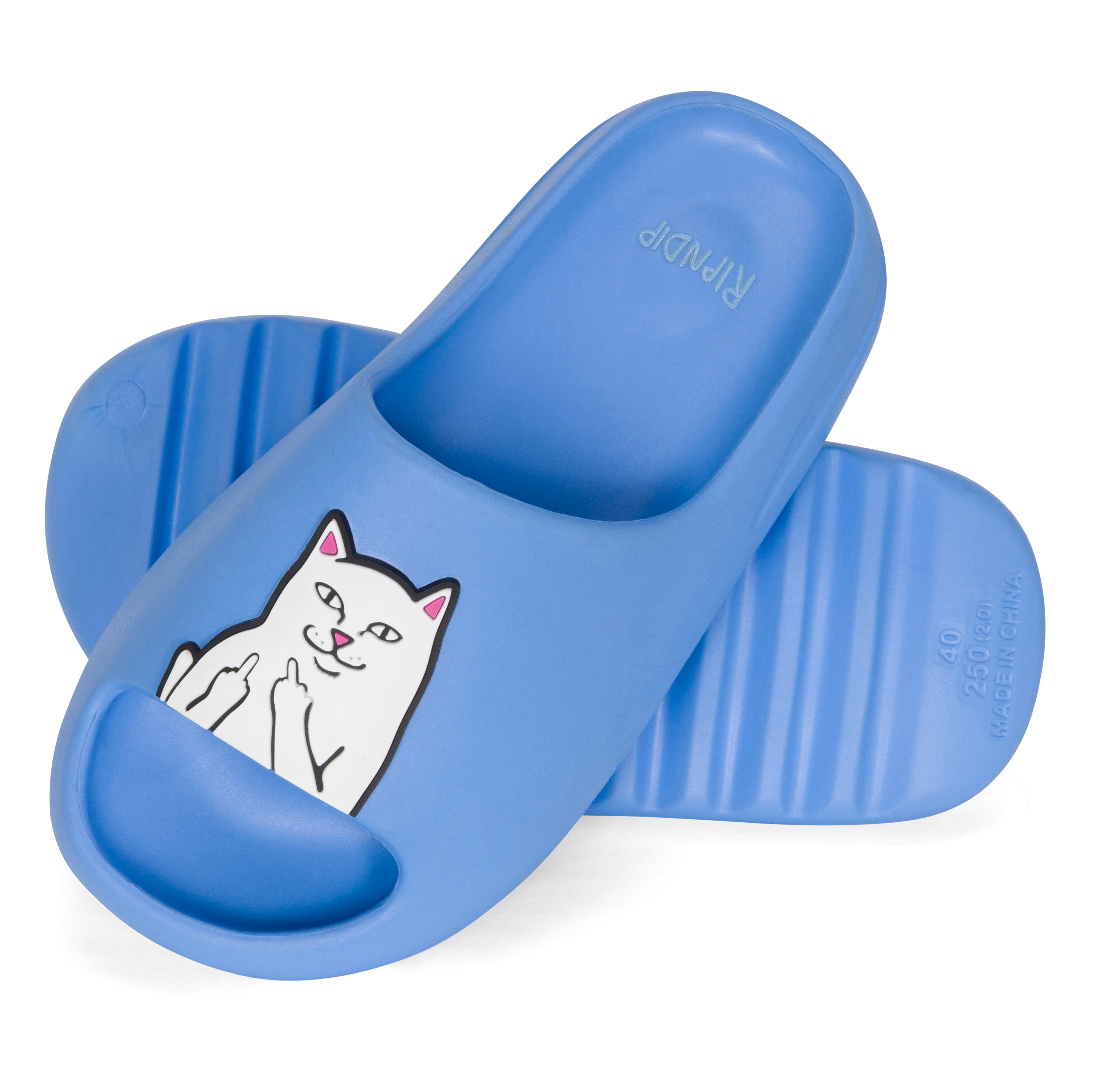 RIPNDIP Lord Nermal Cloud Slides (Cornflower Blue)