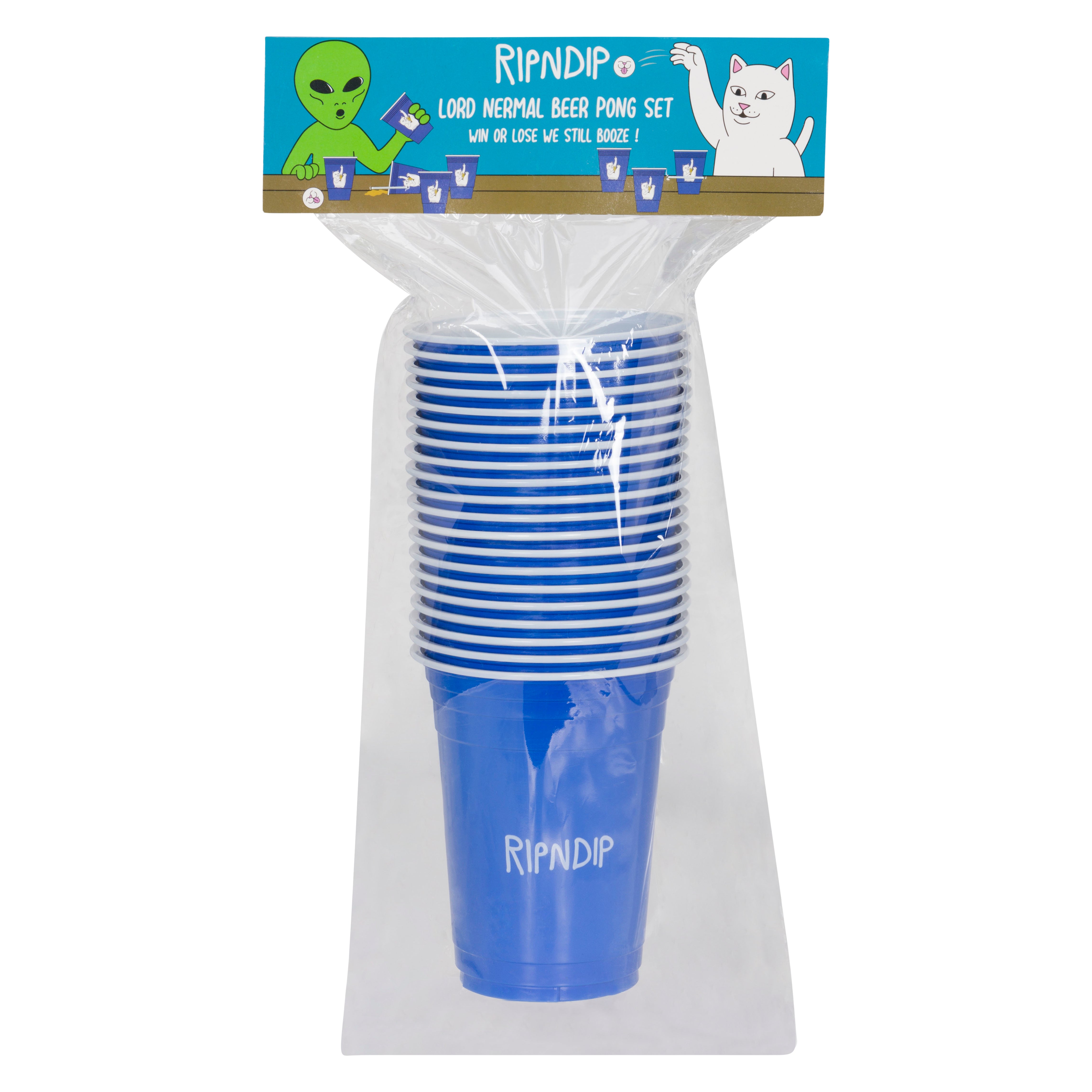 RIPNDIP Lord Nermal Beer Pong Set (Blue)