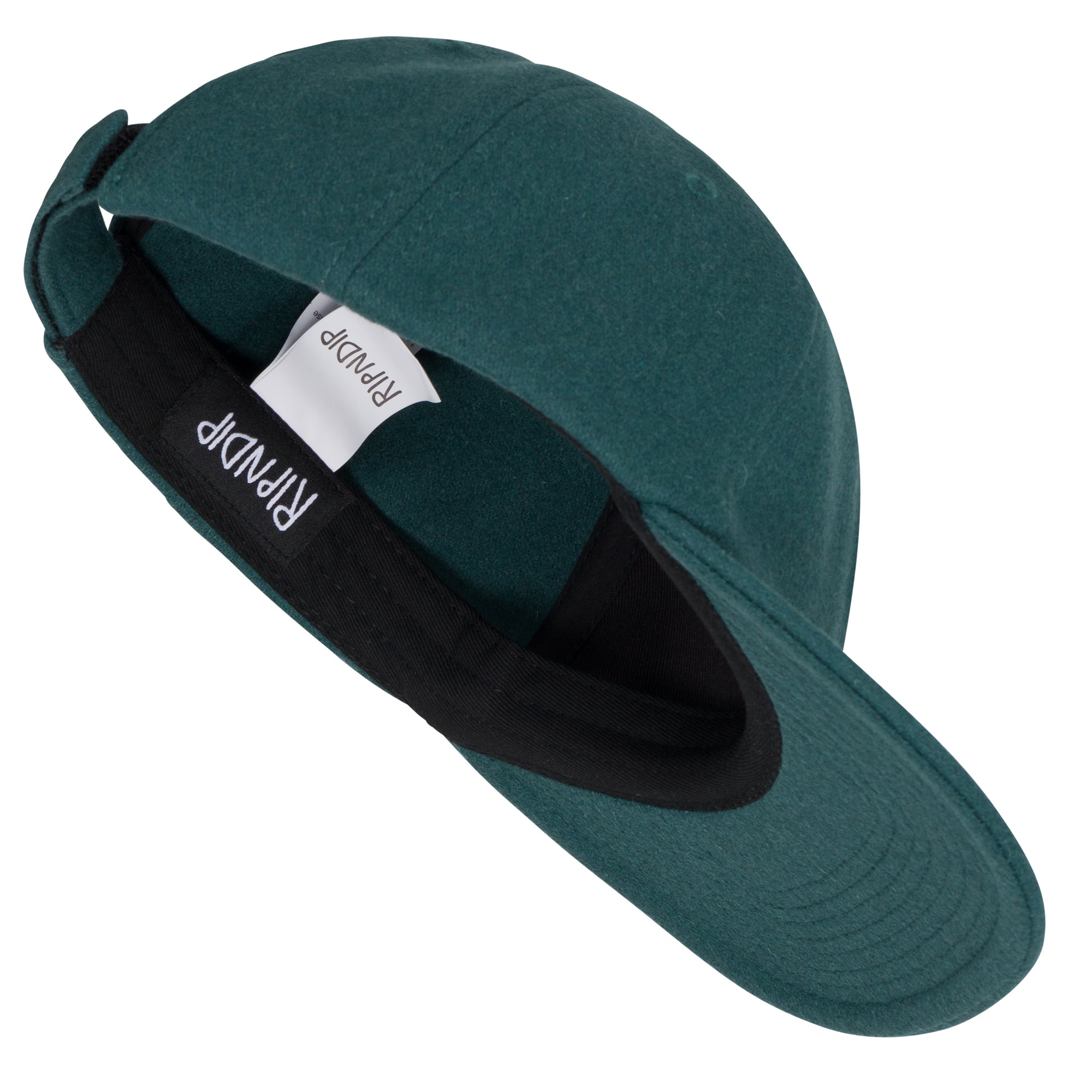 RIPNDIP Euphoria Wool Velcro 6 Panel Hat (Alpine Green)