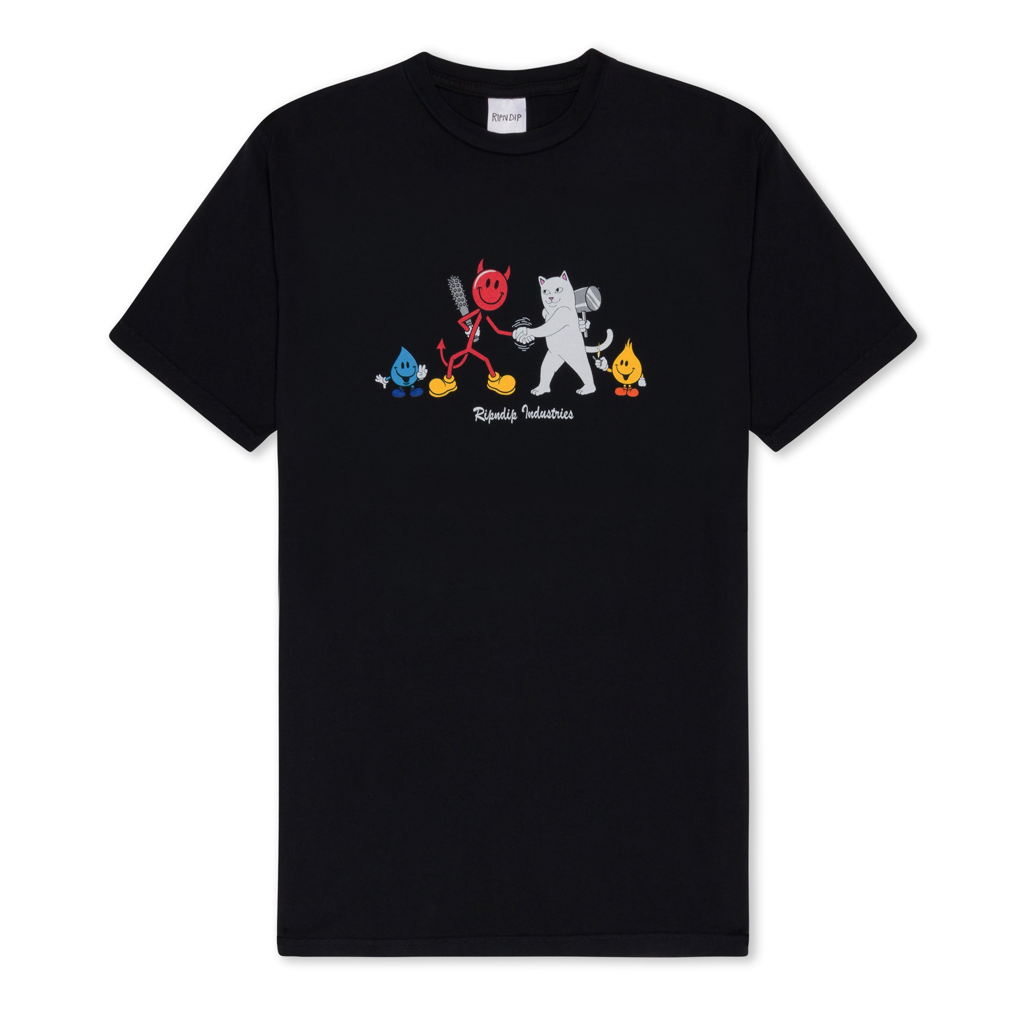 RipNDip Nerm Vs Devilman Tee (Vintage Black)