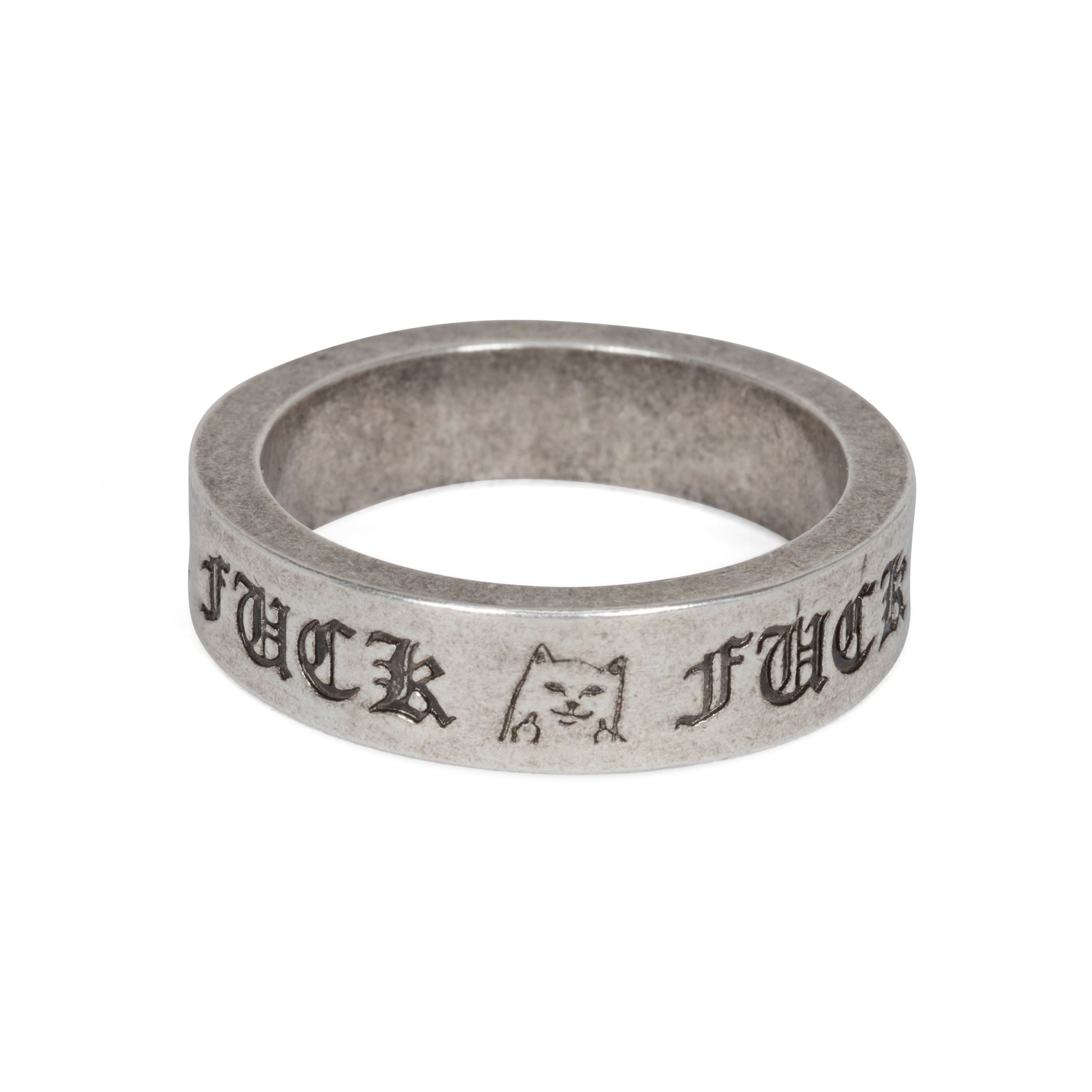 RIPNDIP Fuckin Fuck Ring (Silver)