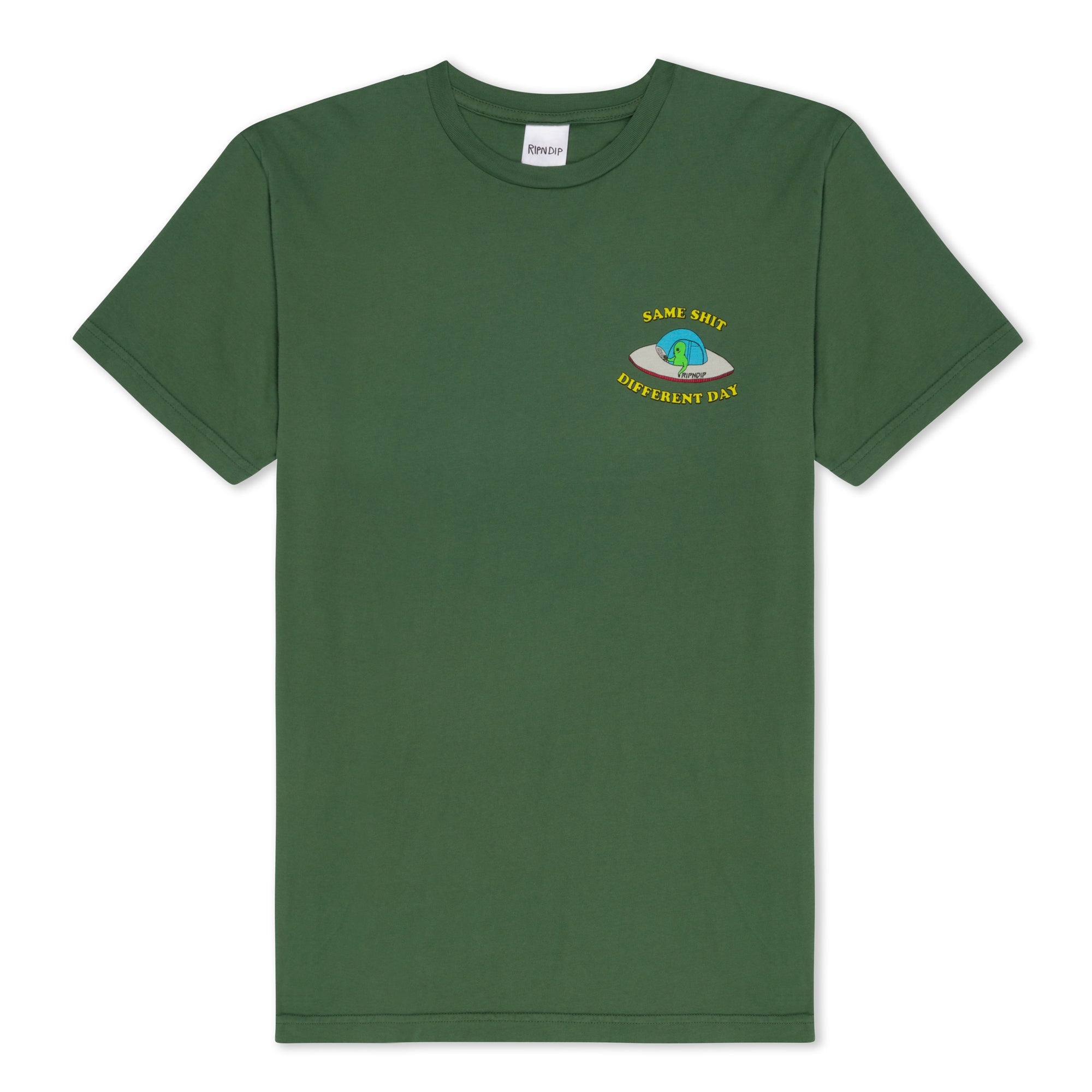 RIPNDIP Same Shit Different Day Tee (Olive)