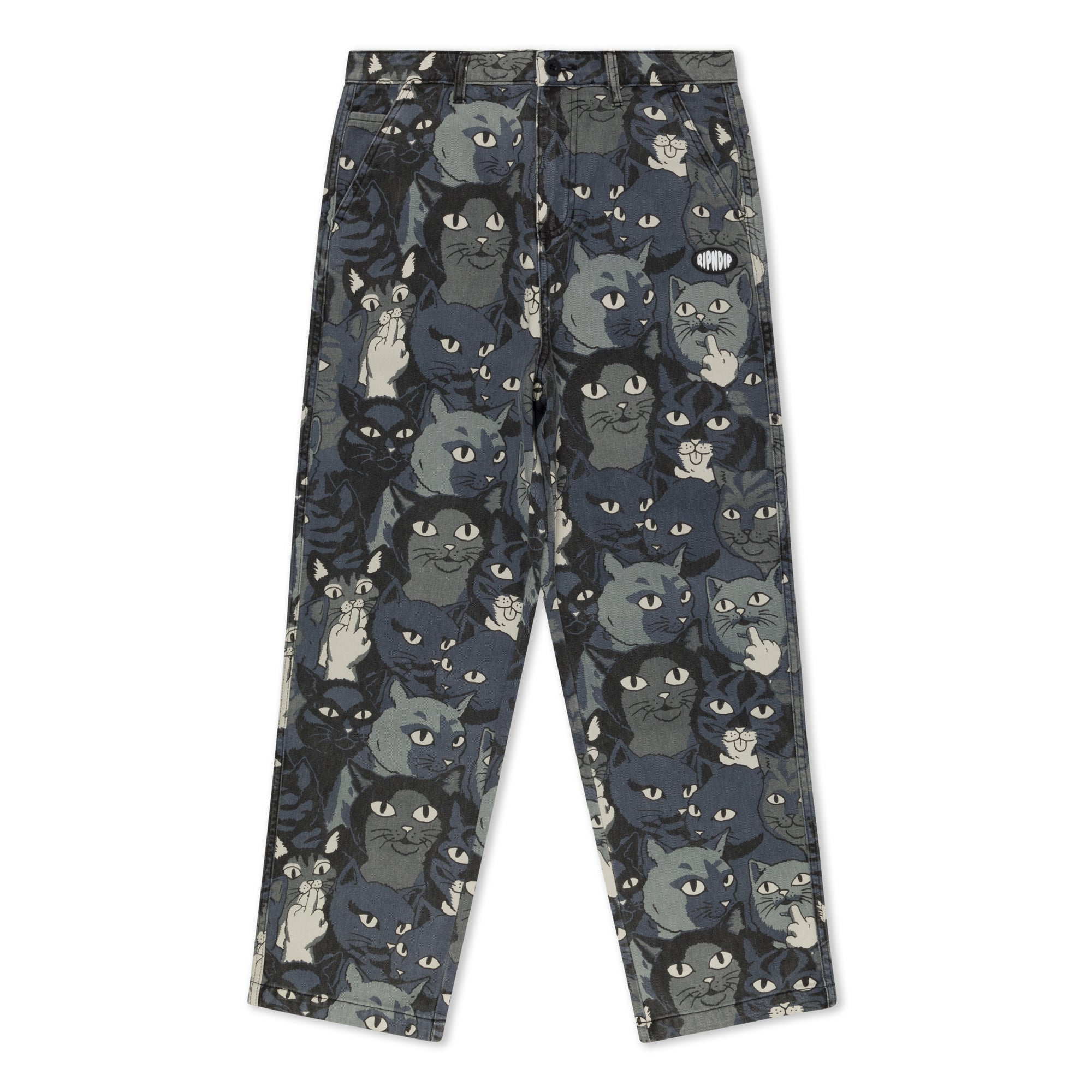 RIPNDIP Family Tree Denim Pants (Black)