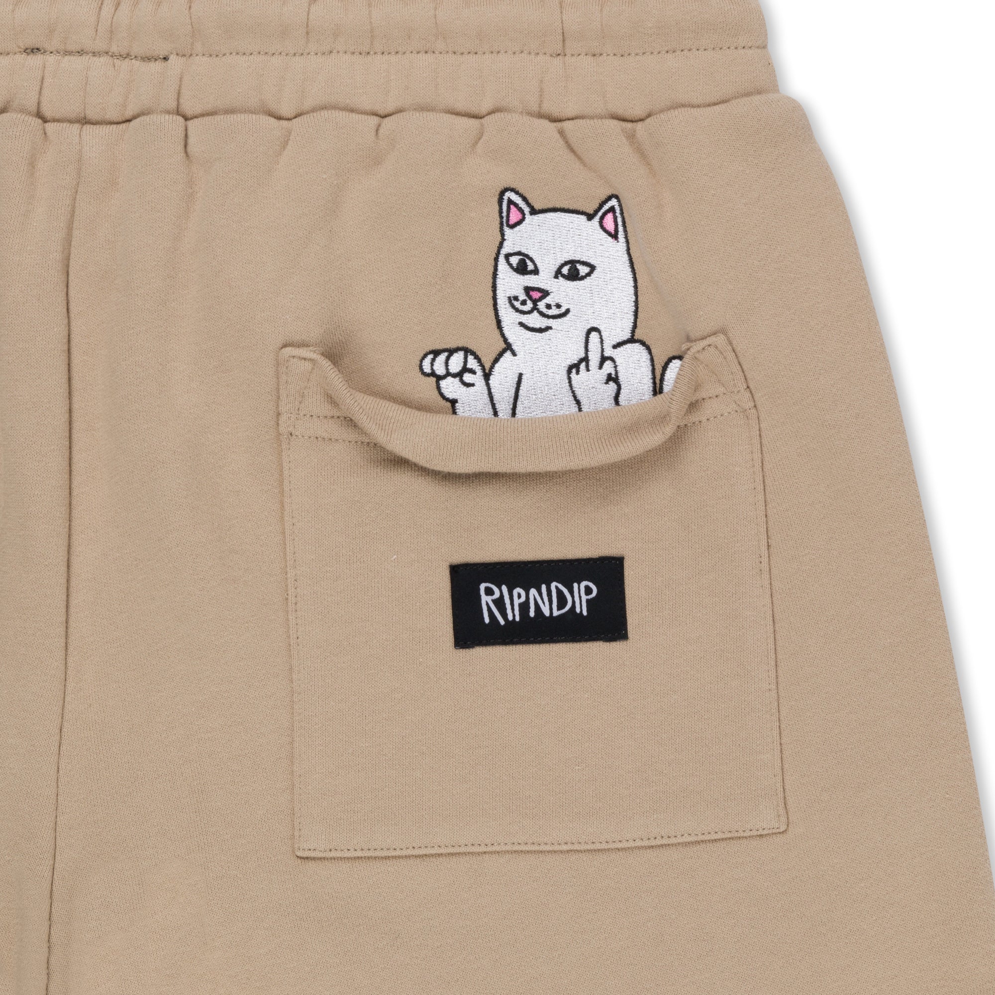 RIPNDIP Peek A Nerm Sweatshorts (Sand)